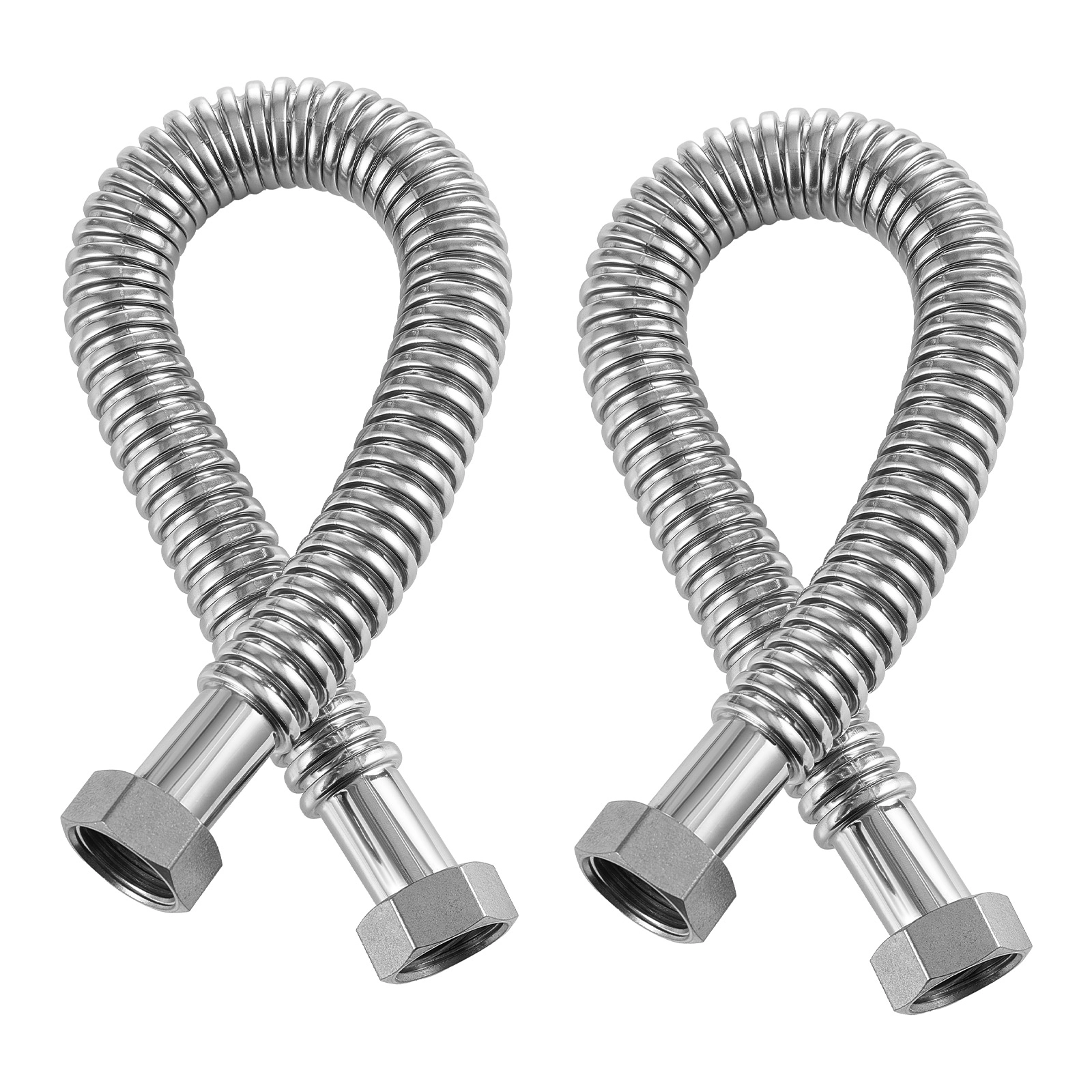 HONGGE Water Heater Kit Water Heater Flex Connector Waters Heaters Installation Kit with FIP FIP Inlet & Outlet