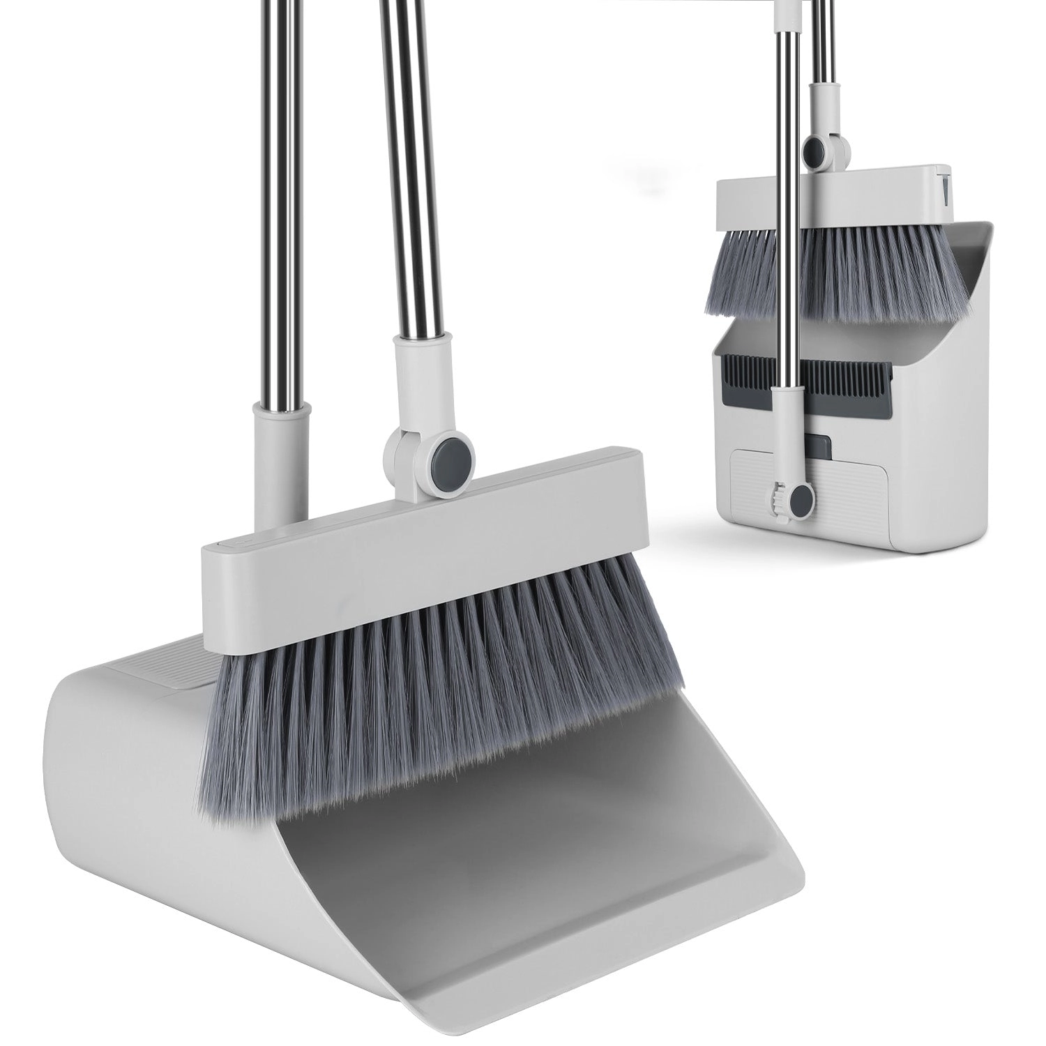 GBruno 4-in-1 Broom And Dustpan Combo Set