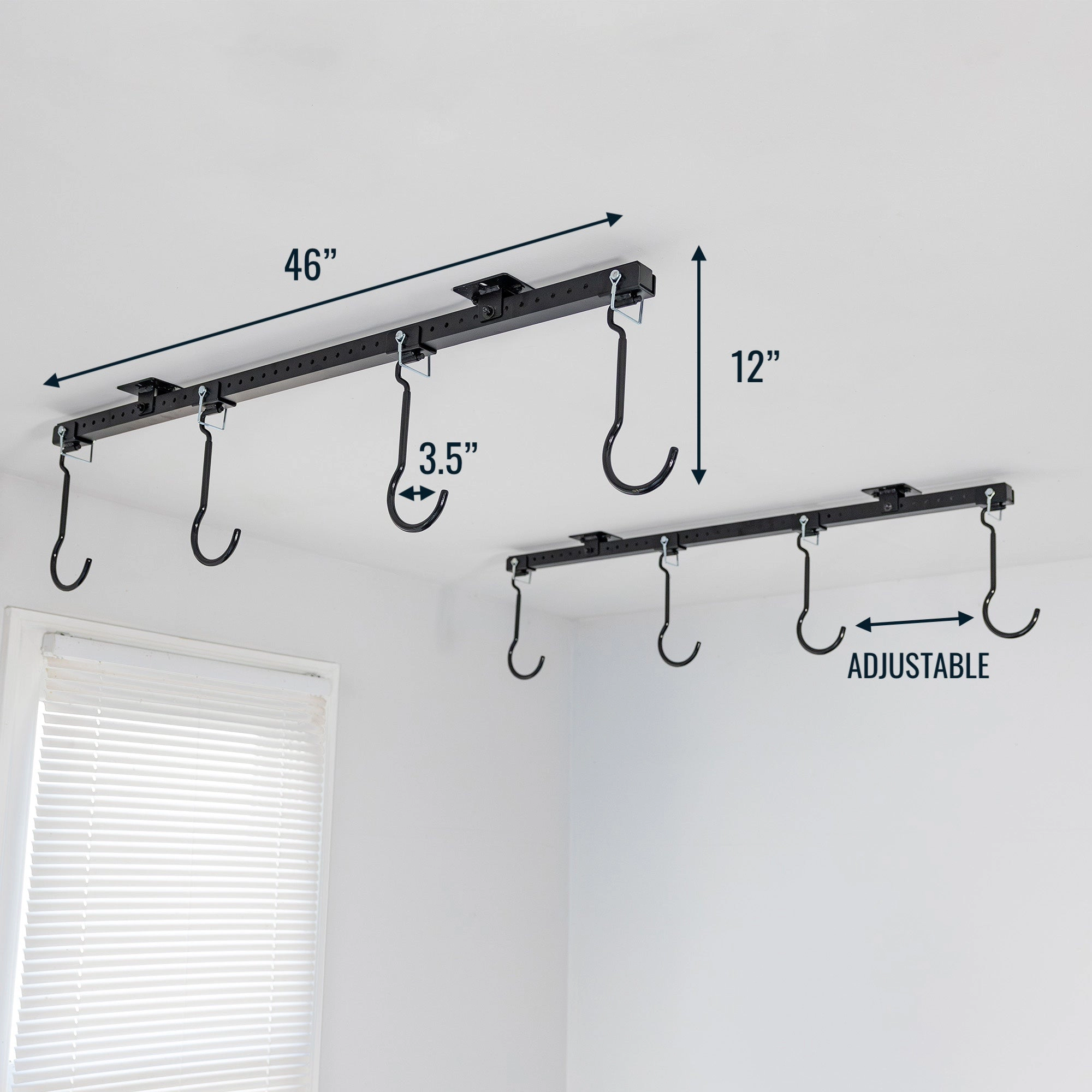 StoreYour G-Bike Ceiling, Adjustable Ceiling Bike Storage, Holds 4 to 8 Bikes