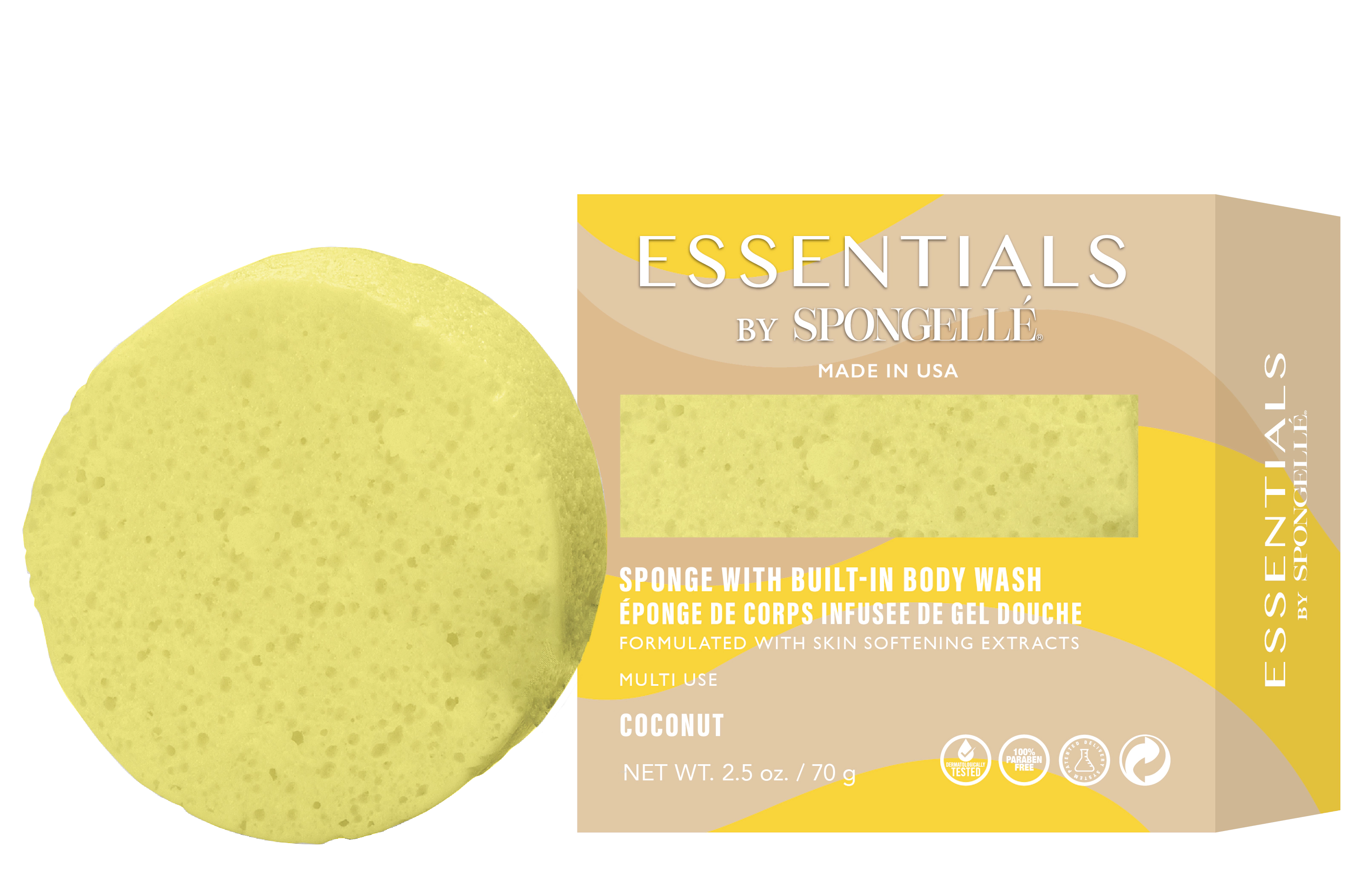 ESSENTIALS BY SPONGELLE - BODY BUFFER - COCONUT