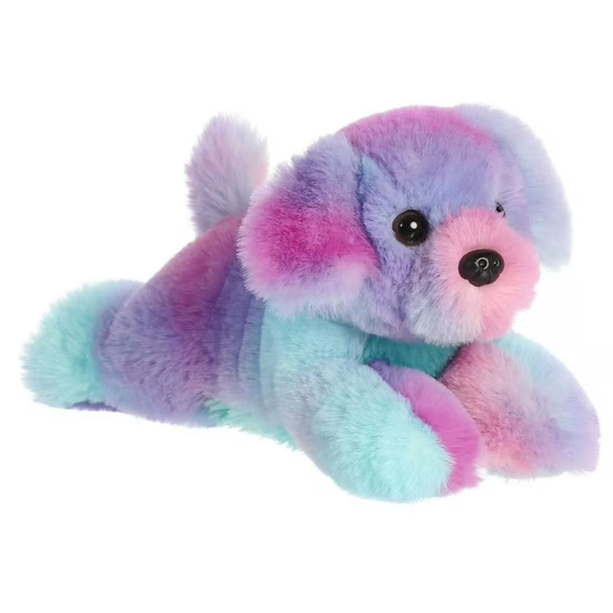 Aurora Mini Flopsie Rainbow Puppy Stuffed Animal - 8-Inch Plush