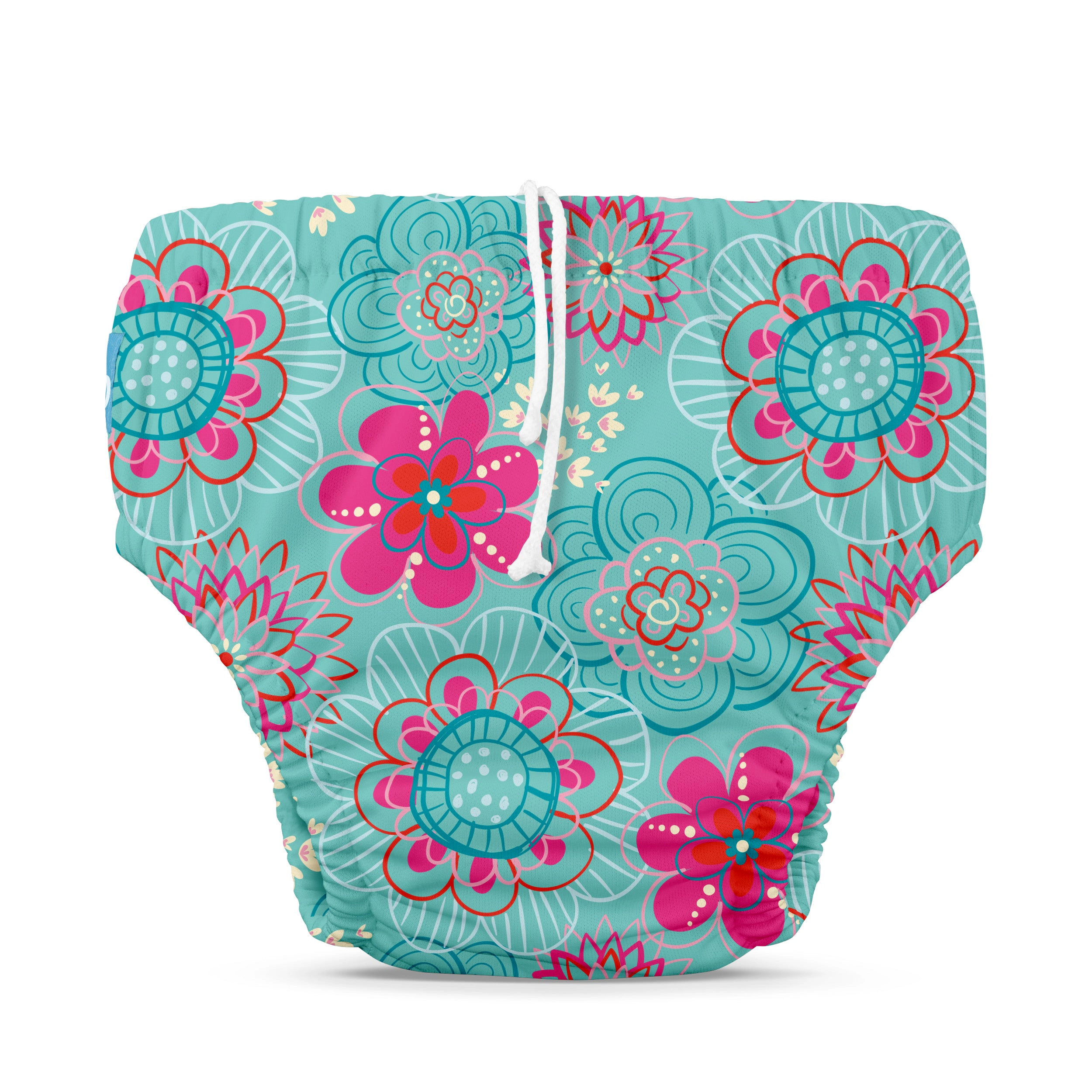 Charlie Banana Reusable Swim Diaper Small Drawstring - Floriana