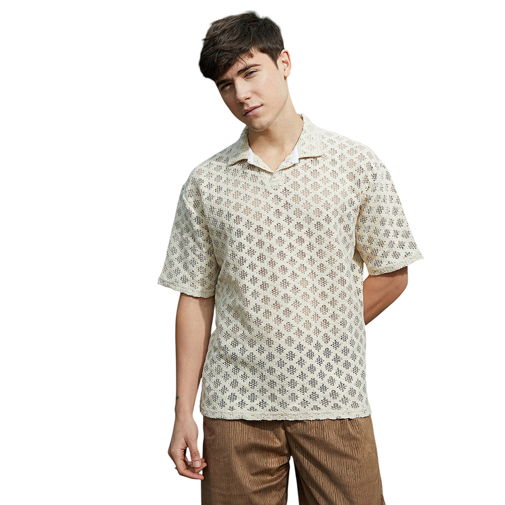 Oblique Oversized Polo T-Shirt