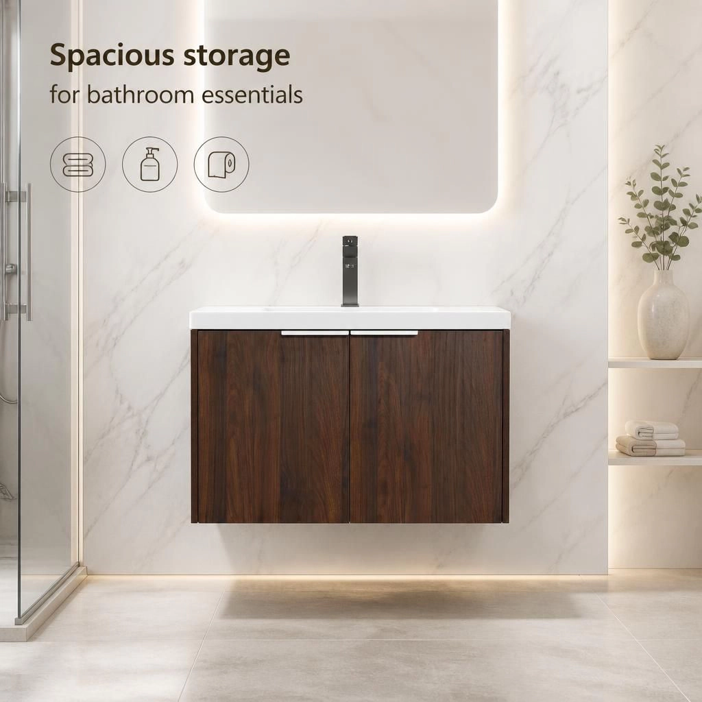ELEMENT ACE Compact Plywood Bathroom Storage Cabinet