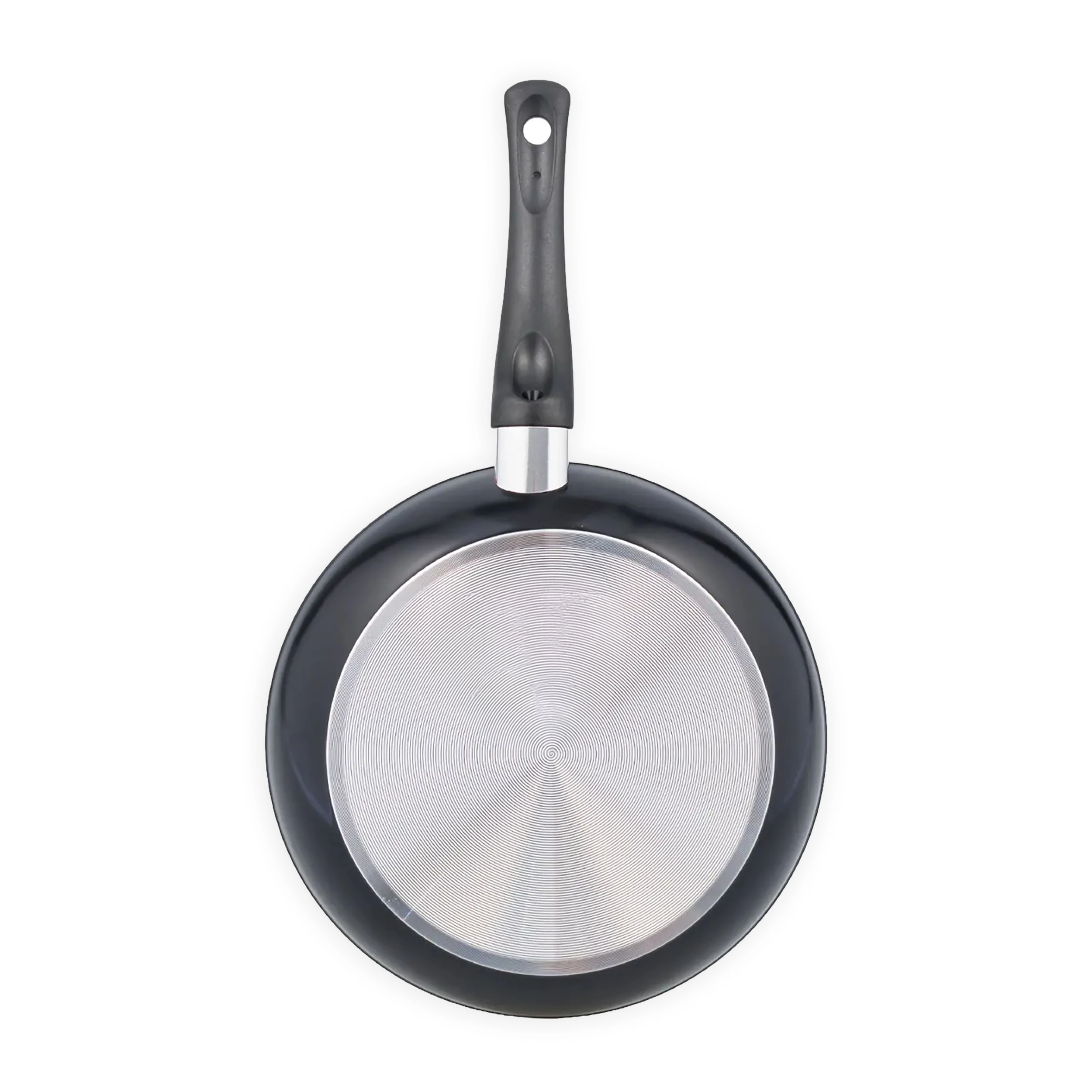 Gibson Home Seddon 10" Nonstick Aluminum Frying Pan in Black