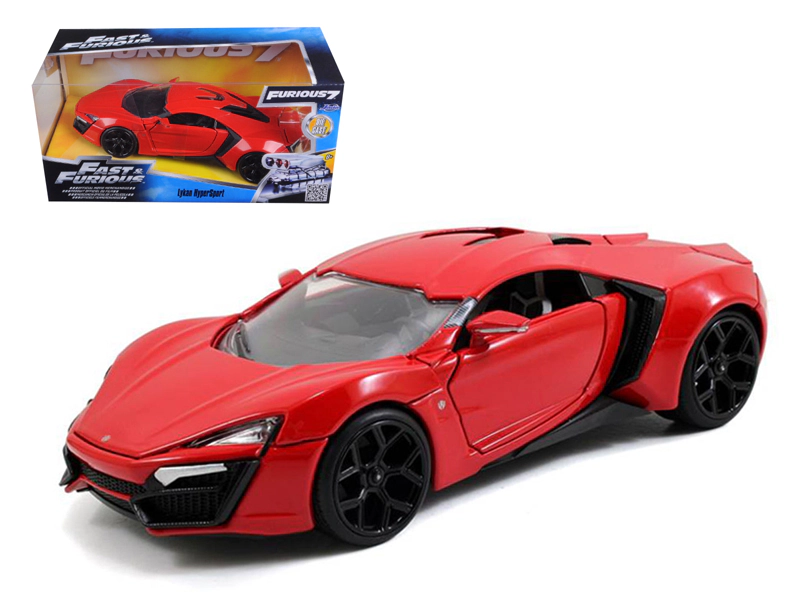 Jada Lykan Hypersport Red "Fast & Furious 7" (2015) Movie 1/24 Diecast Model Car by Jada