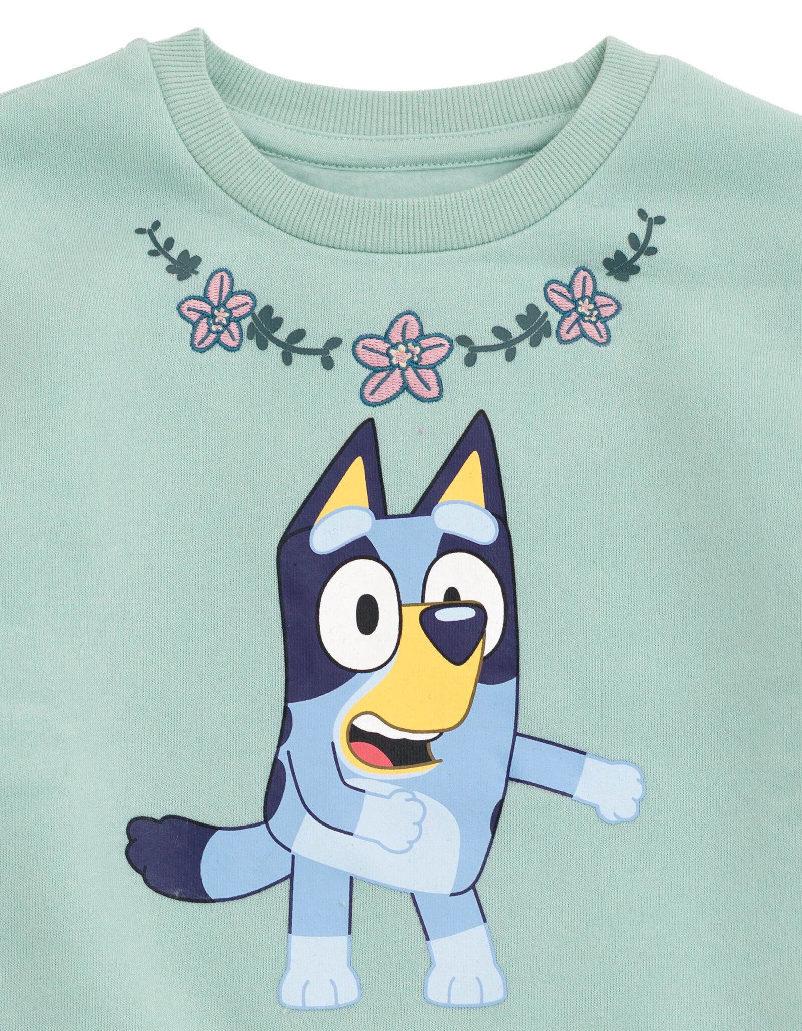 Bluey Girls' 2-Piece Fleece Sweatshirt and Skort Set