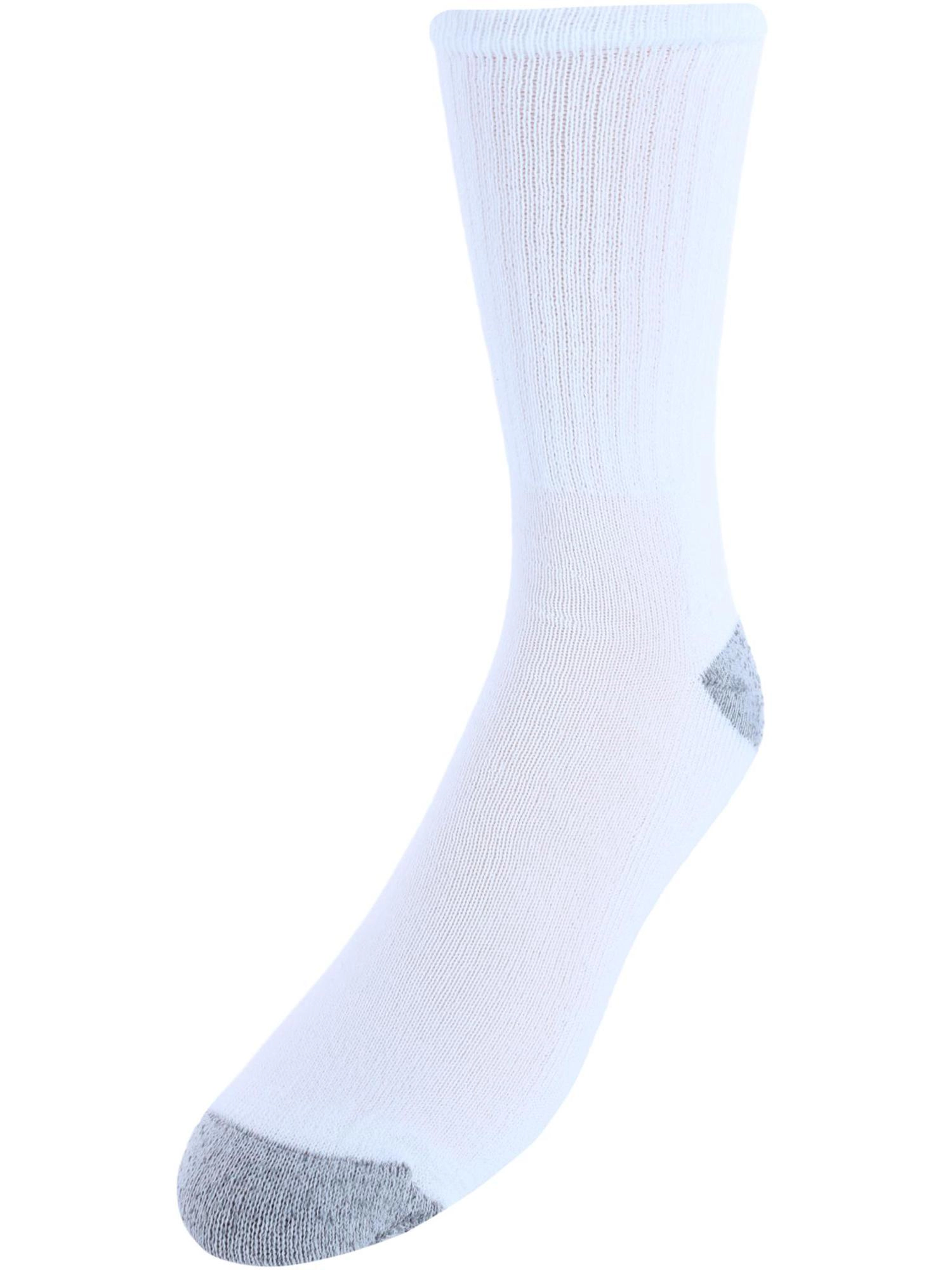 Sock Trends Men's Half Cushion Cotton Crew Socks (Pack of 10)