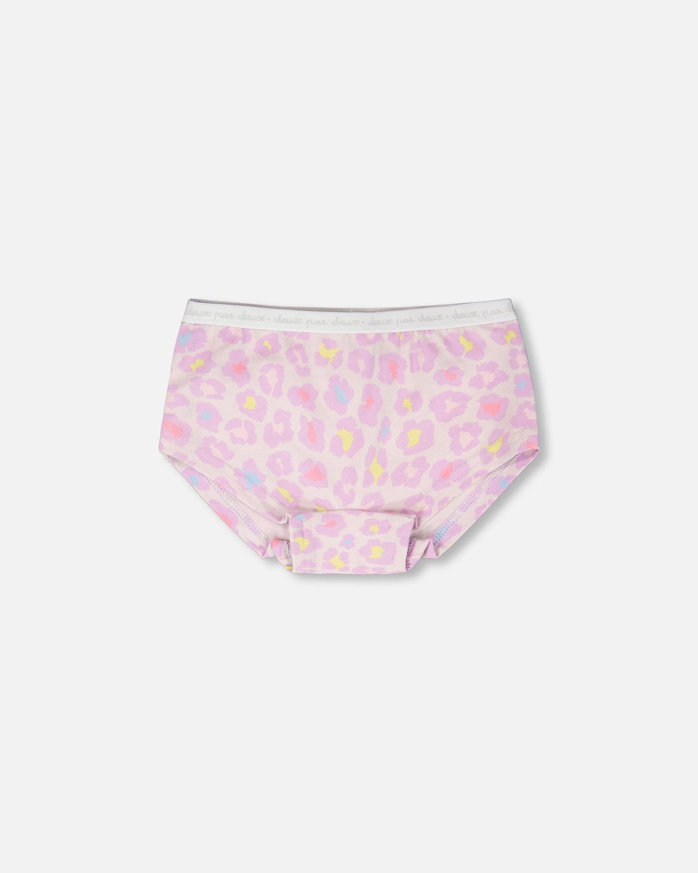 Deux par Girls Organic Cotton Boyshort Panty Animal Print
