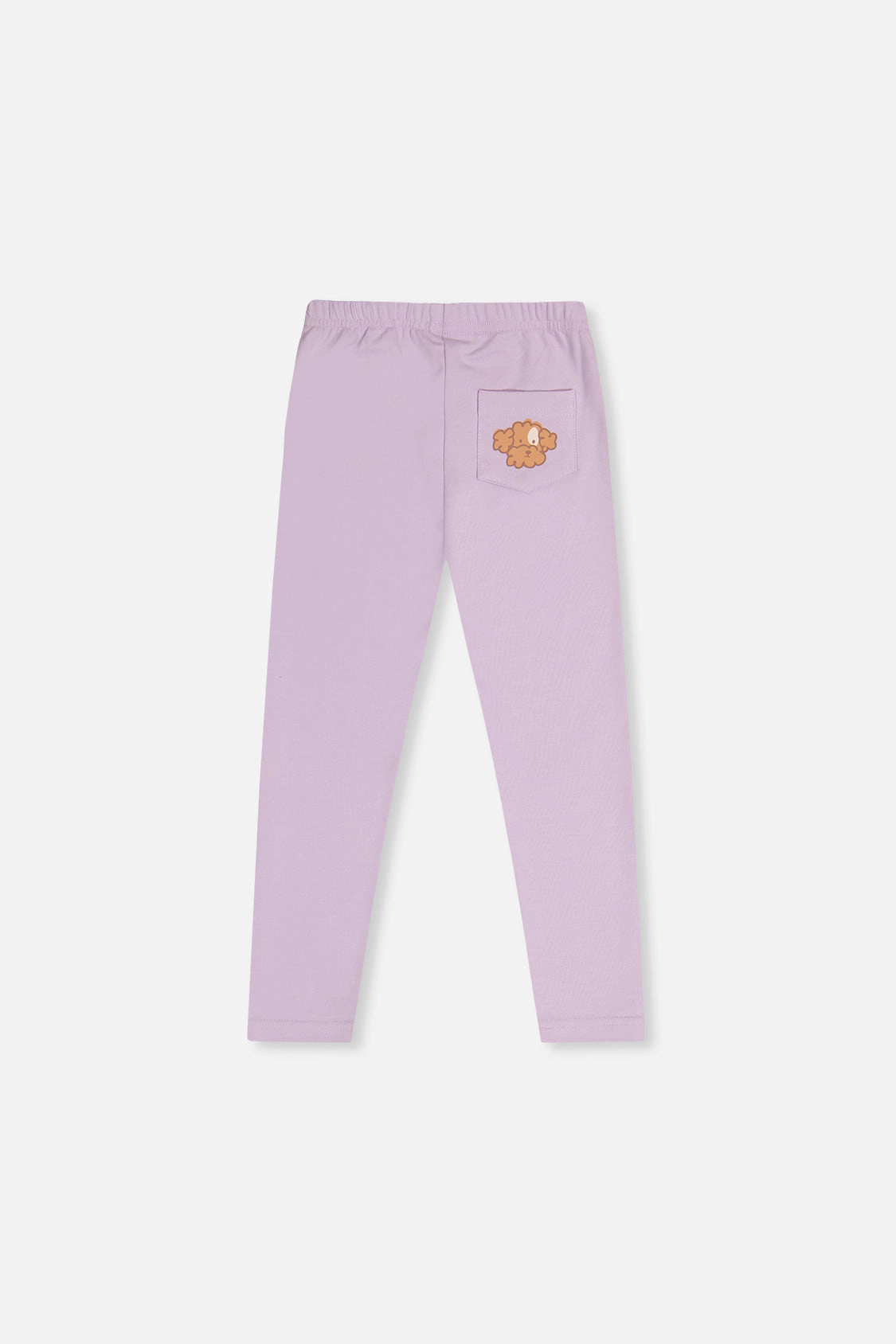 Deux par Girls Poodle Pocket Organic Cotton Leggings