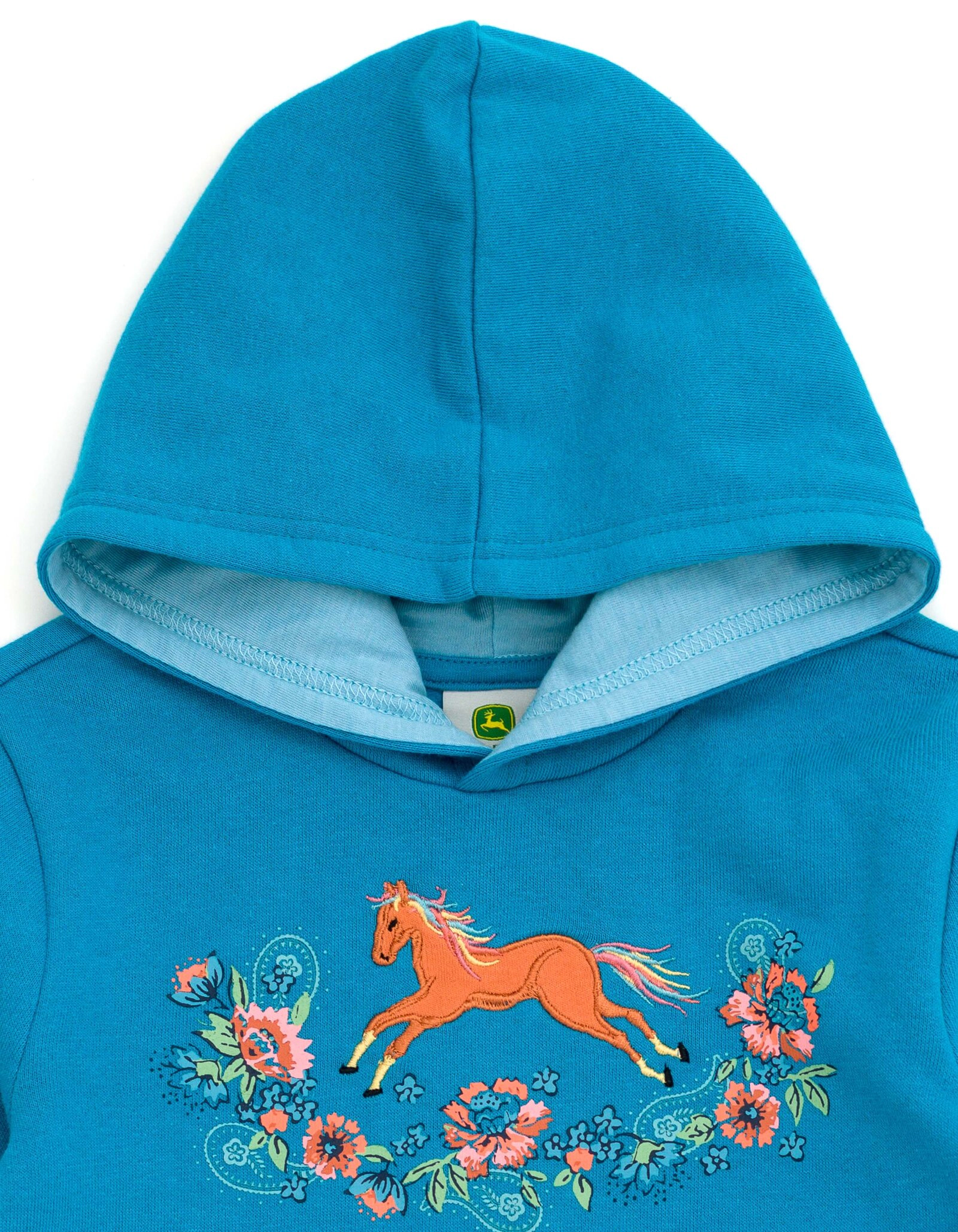 John Deere Girls' Fleece Hooded Sweatshirt