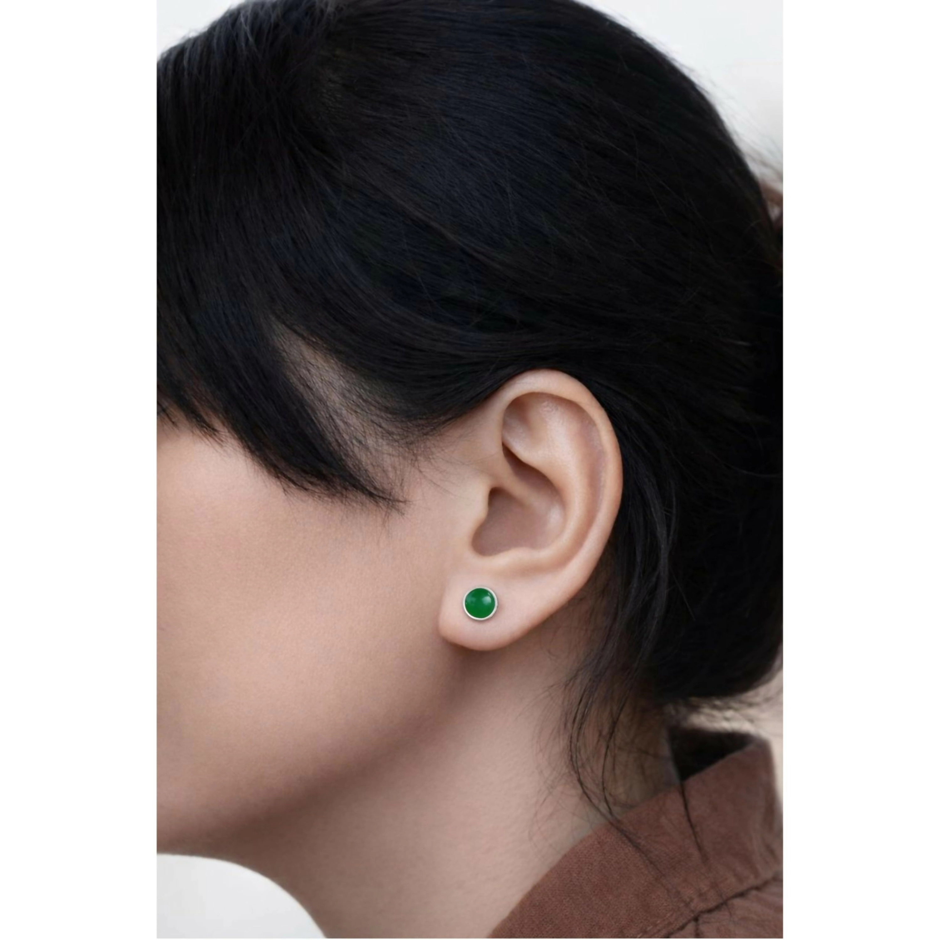 Wear Sierra Unisex Sterling Silver Handmade Stud Earrings