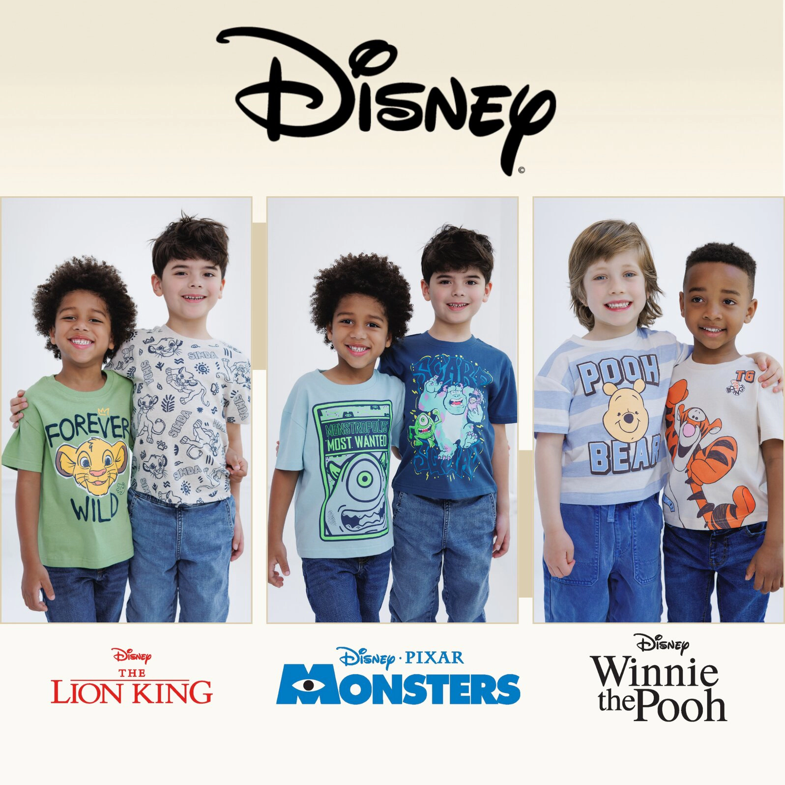 Disney Boys' 2-Pack Short Sleeve Graphic T-Shirts