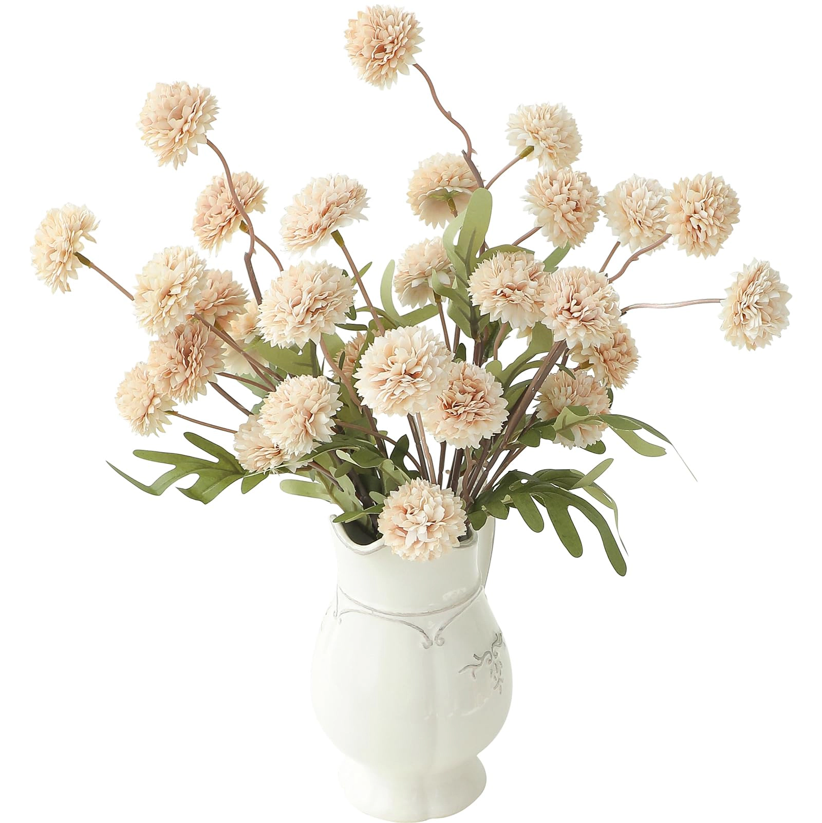 PUPWE Artificial Mums Flowers Bulk Wedding Decor