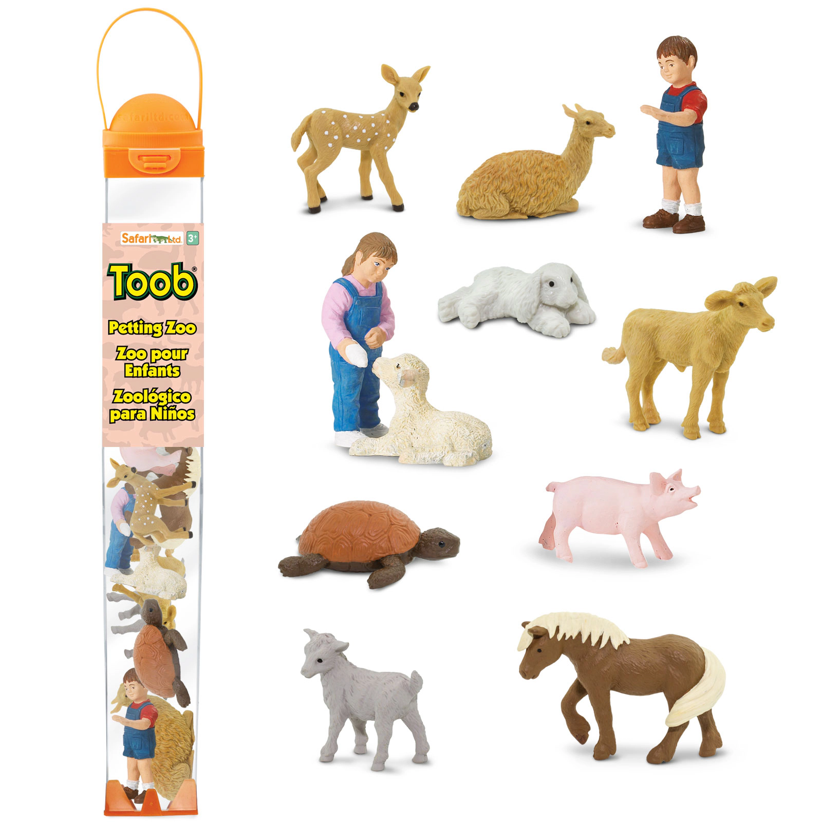 Safari Ltd. - Petting Zoo TOOB - contains 11 Mini Figurines