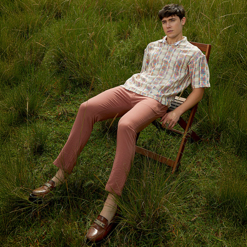 Prism Oversized Polo T-Shirt