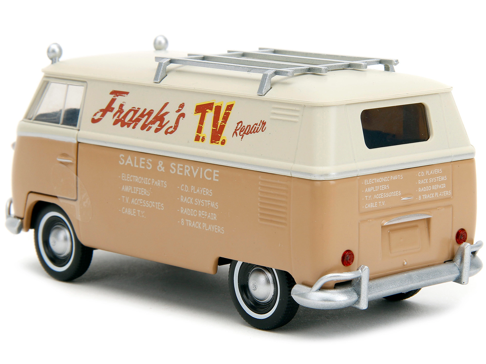 Jada Volkswagen Bus "WheelJack" Tan and Beige "Frank's TV Repair" "Transformers: Rise of the Beasts" (2023)