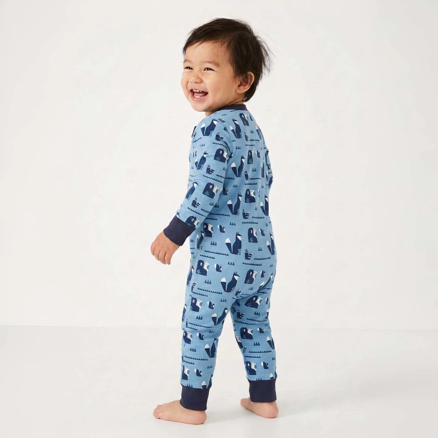 Mightly Baby Organic Cotton One-Piece Pajamas
