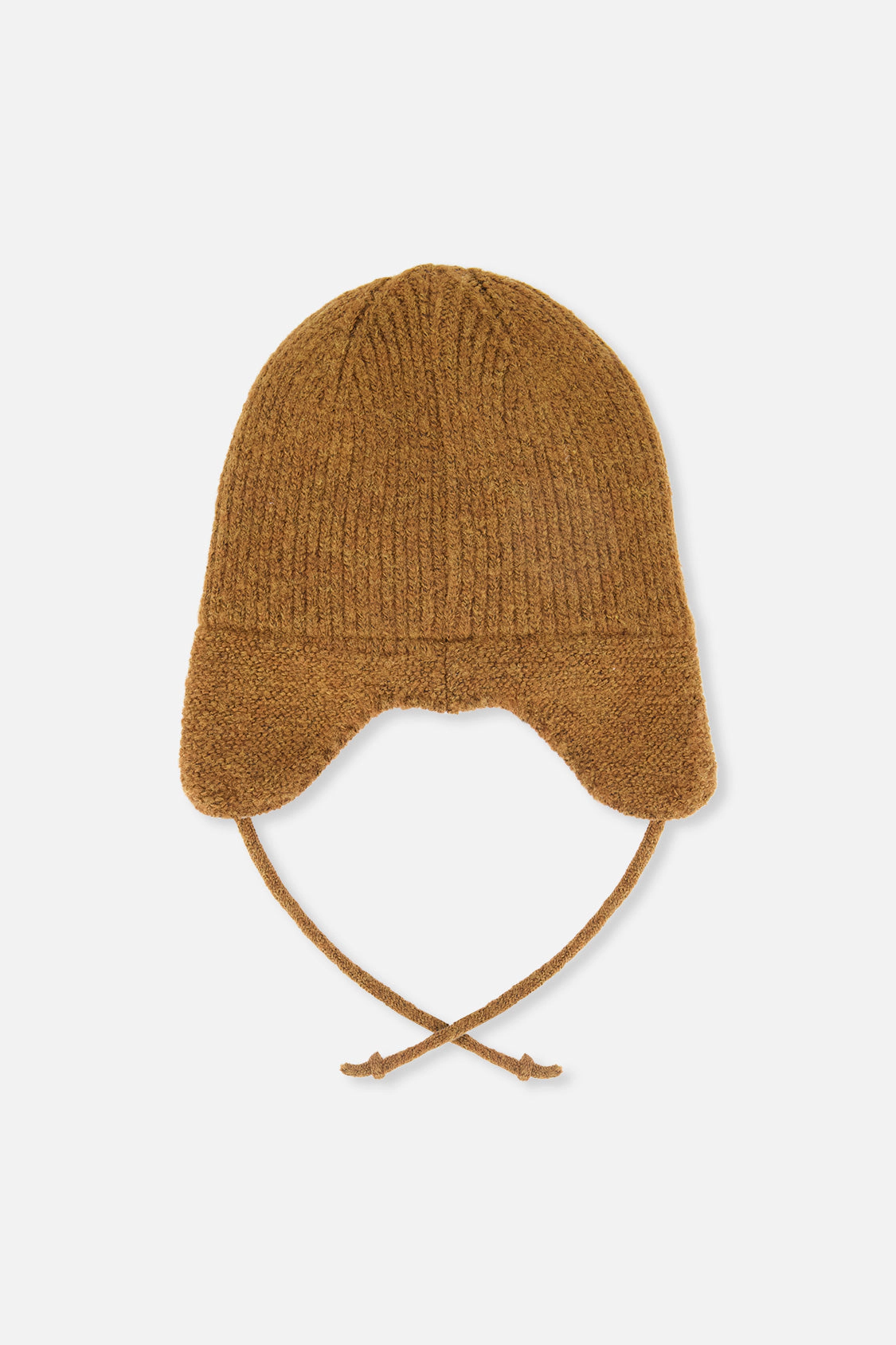 Deux par Boys Winter Knit Hat with Ear Flaps and Strings