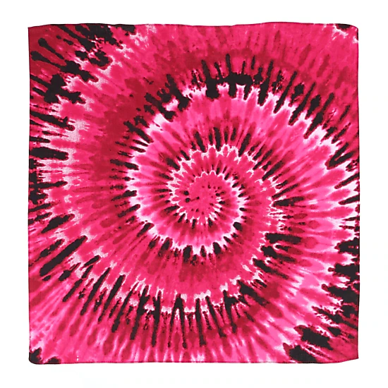 CTM® Tie Dye Swirl Bandana