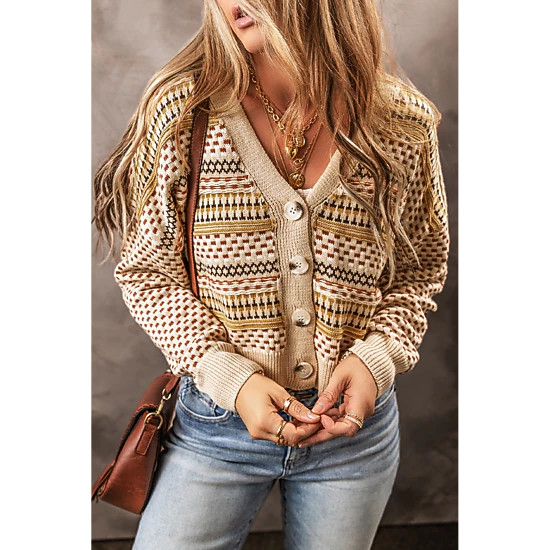 Threaded Pear Ailani Cropped Cardigan