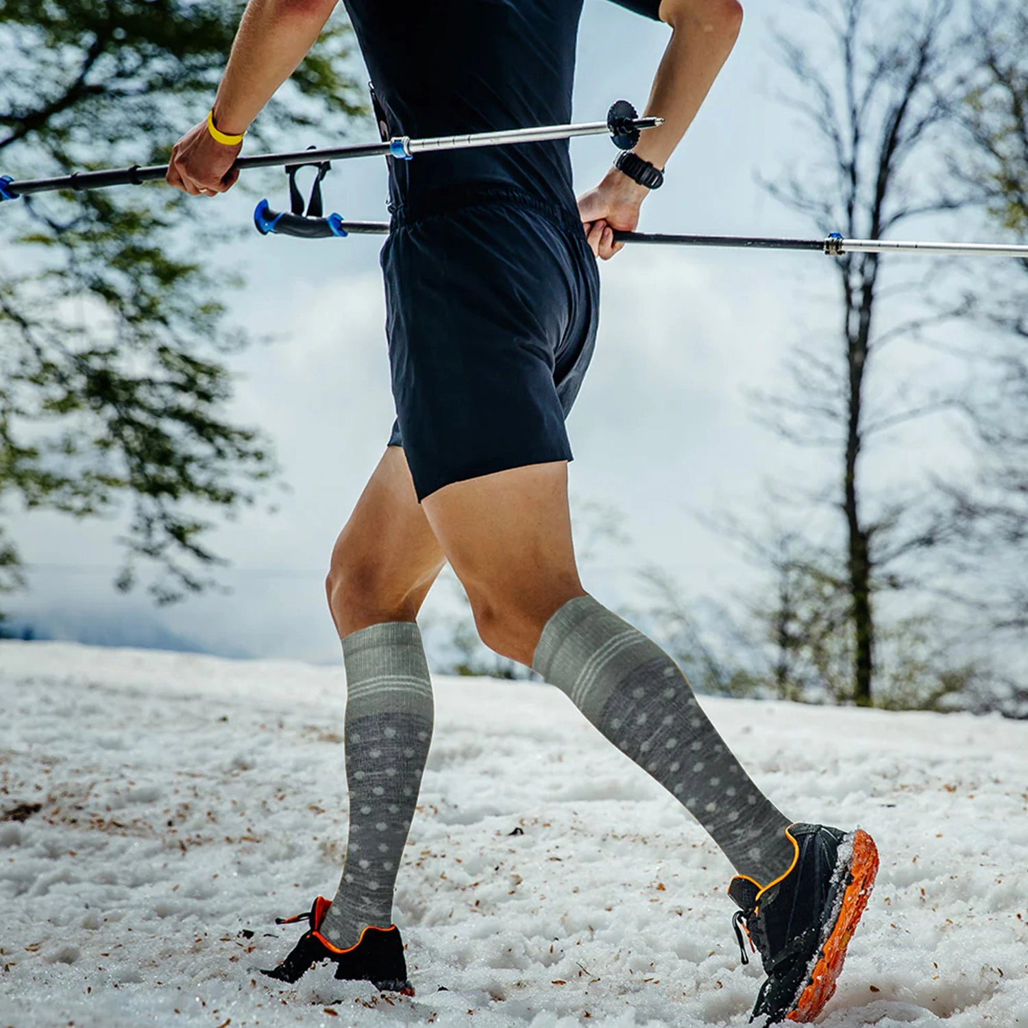 Extreme Fit Merino Wool Compression Boot Socks - Winter, Hiking, Skiing 3 Pack