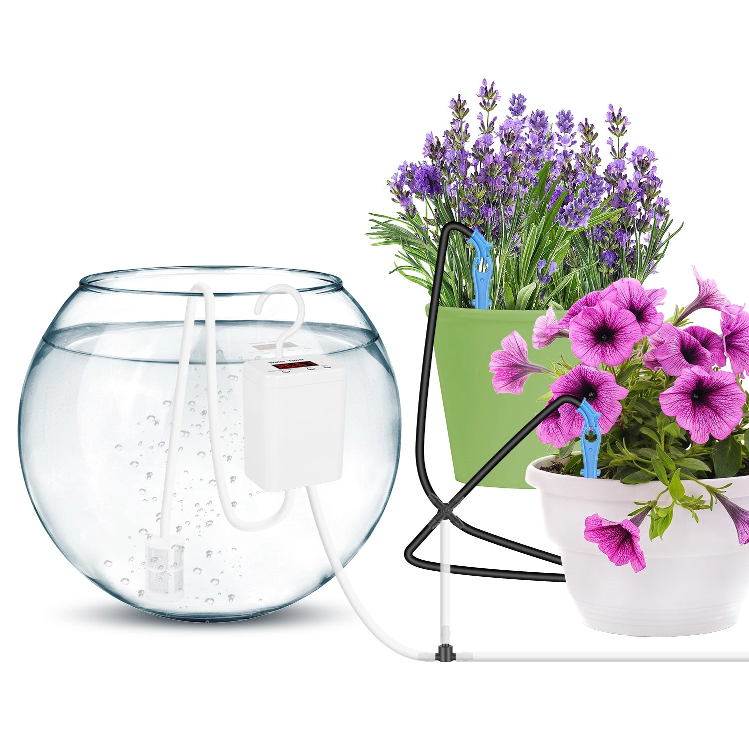 GBruno Automatic Plant Watering System With LCD Display