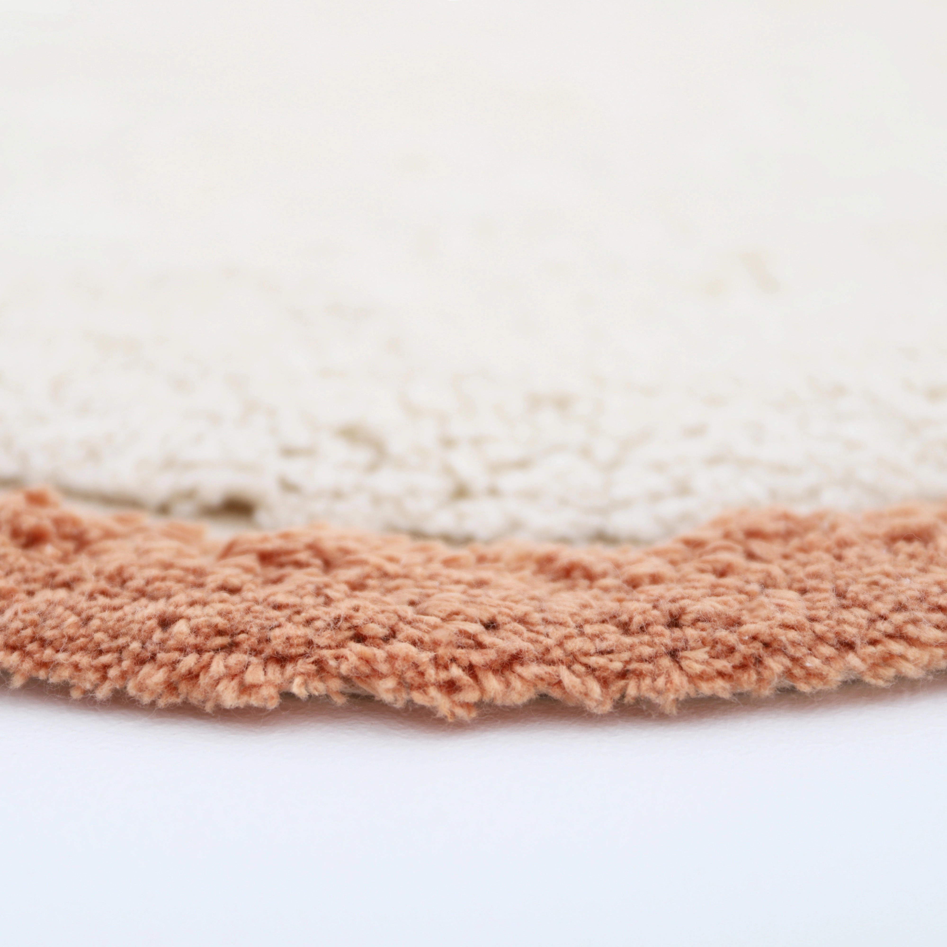 Nattiot Washable Cotton Cloud Kid'S Rug - Little Nimbus Toffee