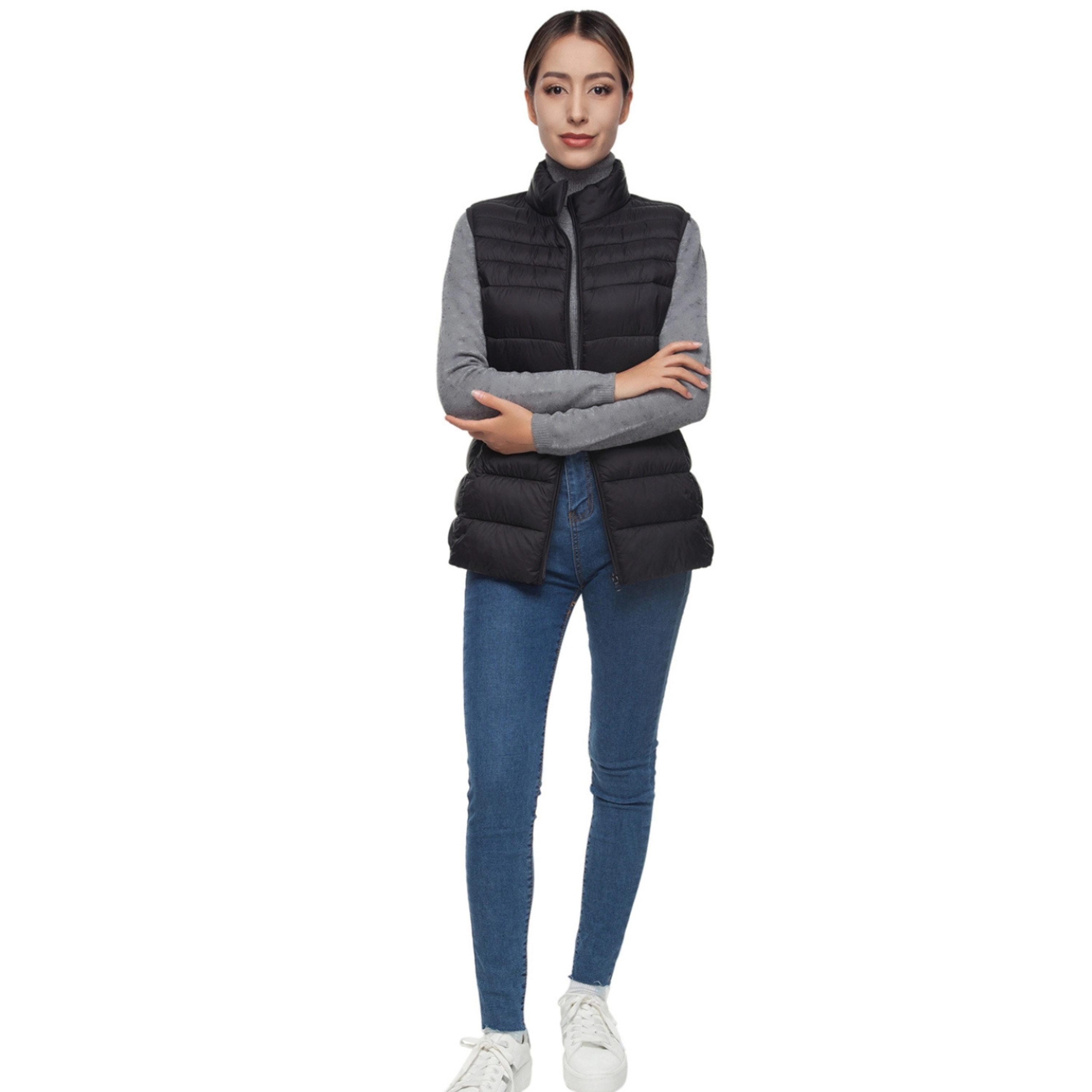 Rokka&Rolla Womens Lightweight Water-Resistant Puffer Vest