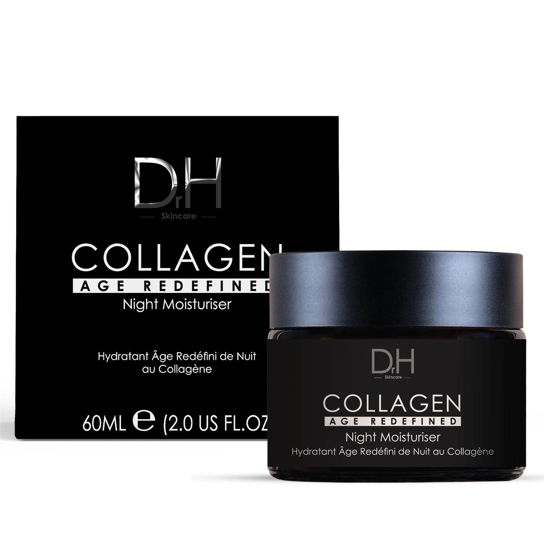 Dr H Collagen Anti-Ageing Night Moisturiser 60 ml - Firming Anti-Age Night Cream