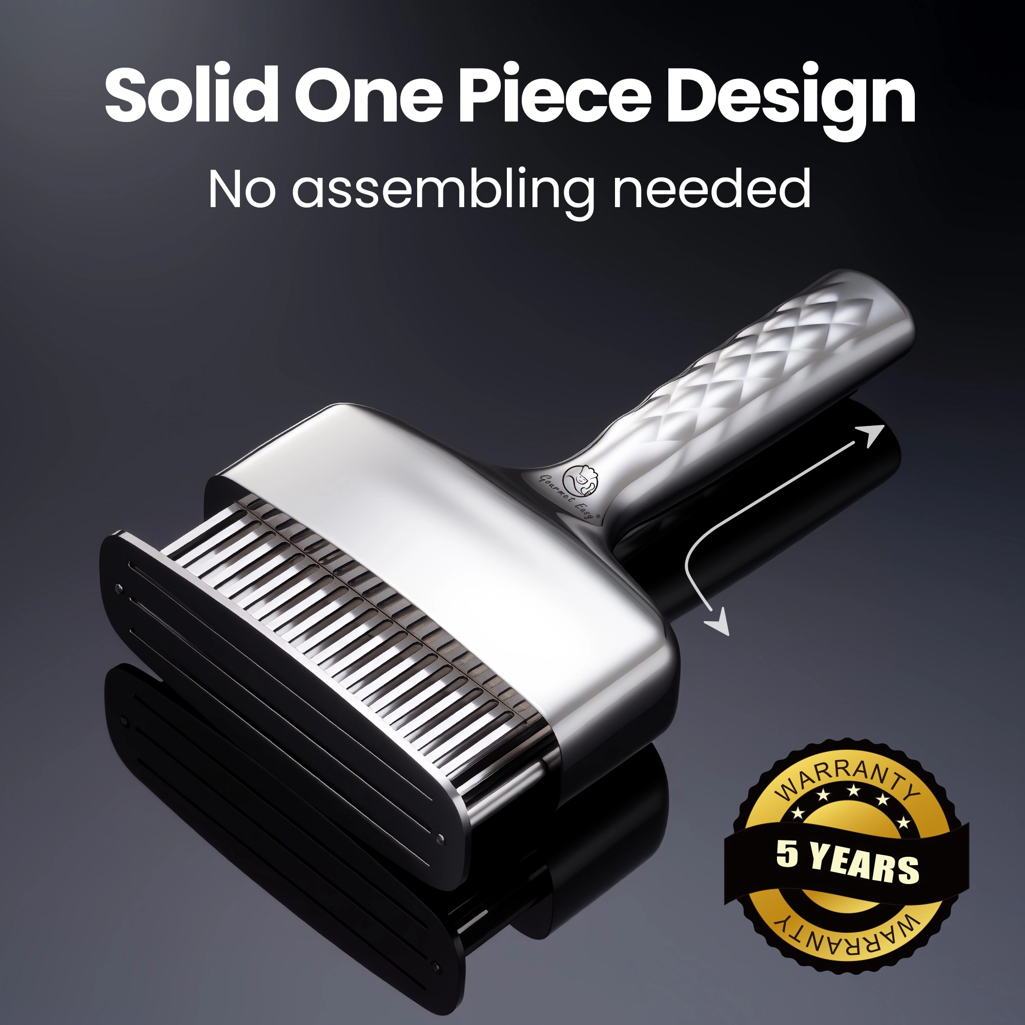 Gourmet Easy Meat Tenderizer Tool, Ultra Sharp Stainless Steel Needle Blades, Non-slip Long Handle