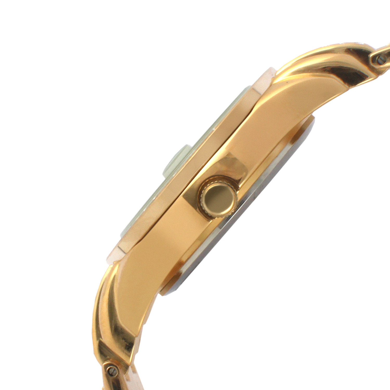 Peugeot Womens Round Gold Luxury Status Swarovski Crystal Bracelet Watch