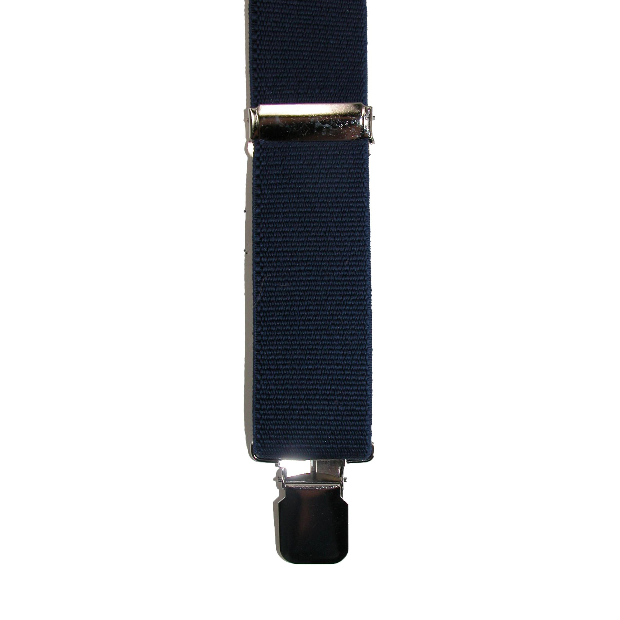 CTM Men's Terry Casual Elastic Clip-End 1 1/2 Inch Suspenders