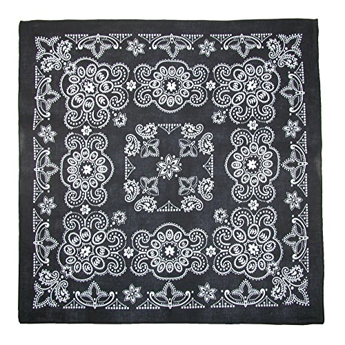 CTM 27 Inch Extra Large Cotton Texas Paisley Bandana