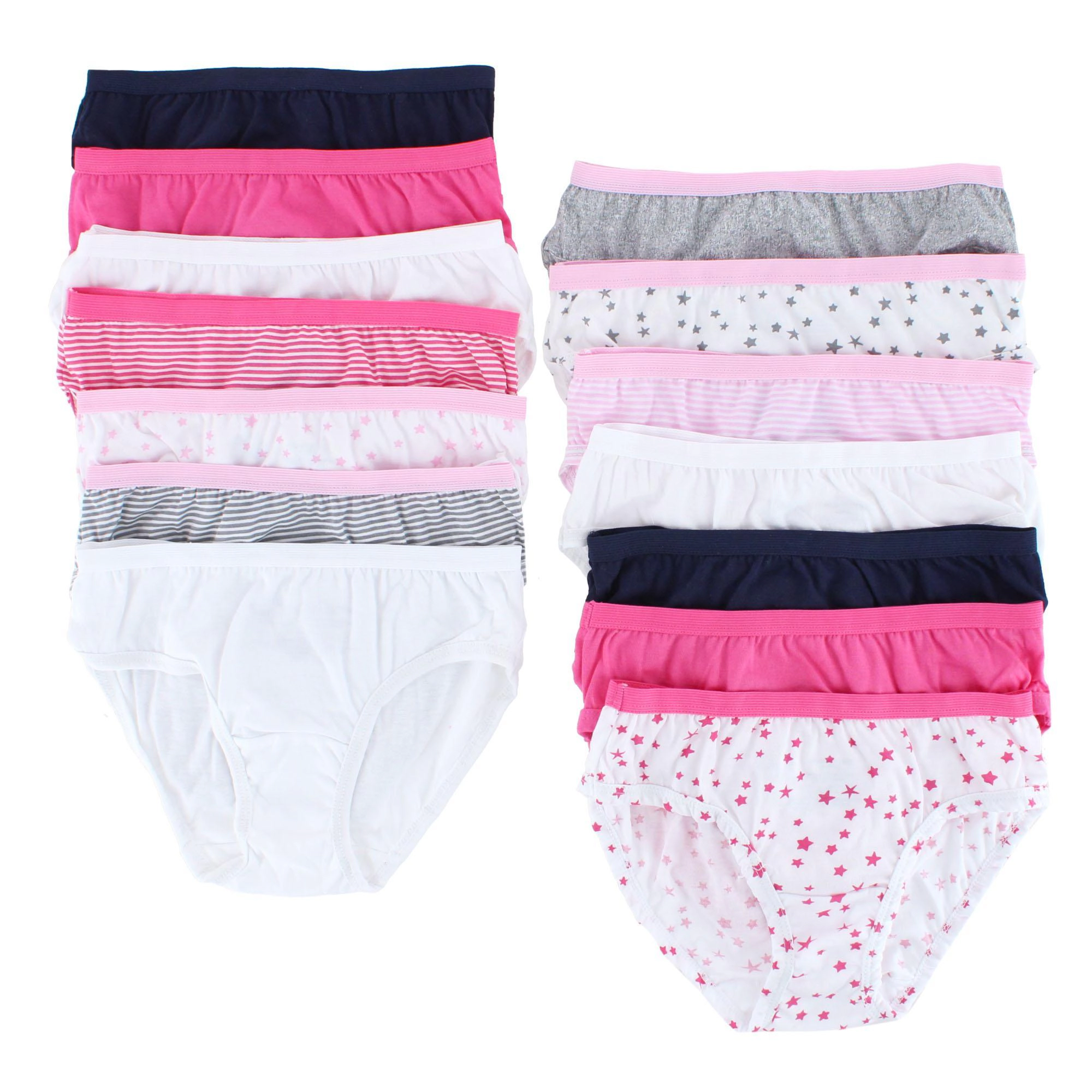 Fruit of the Loom Girl's Classic Brief Underwear (14 Pack)