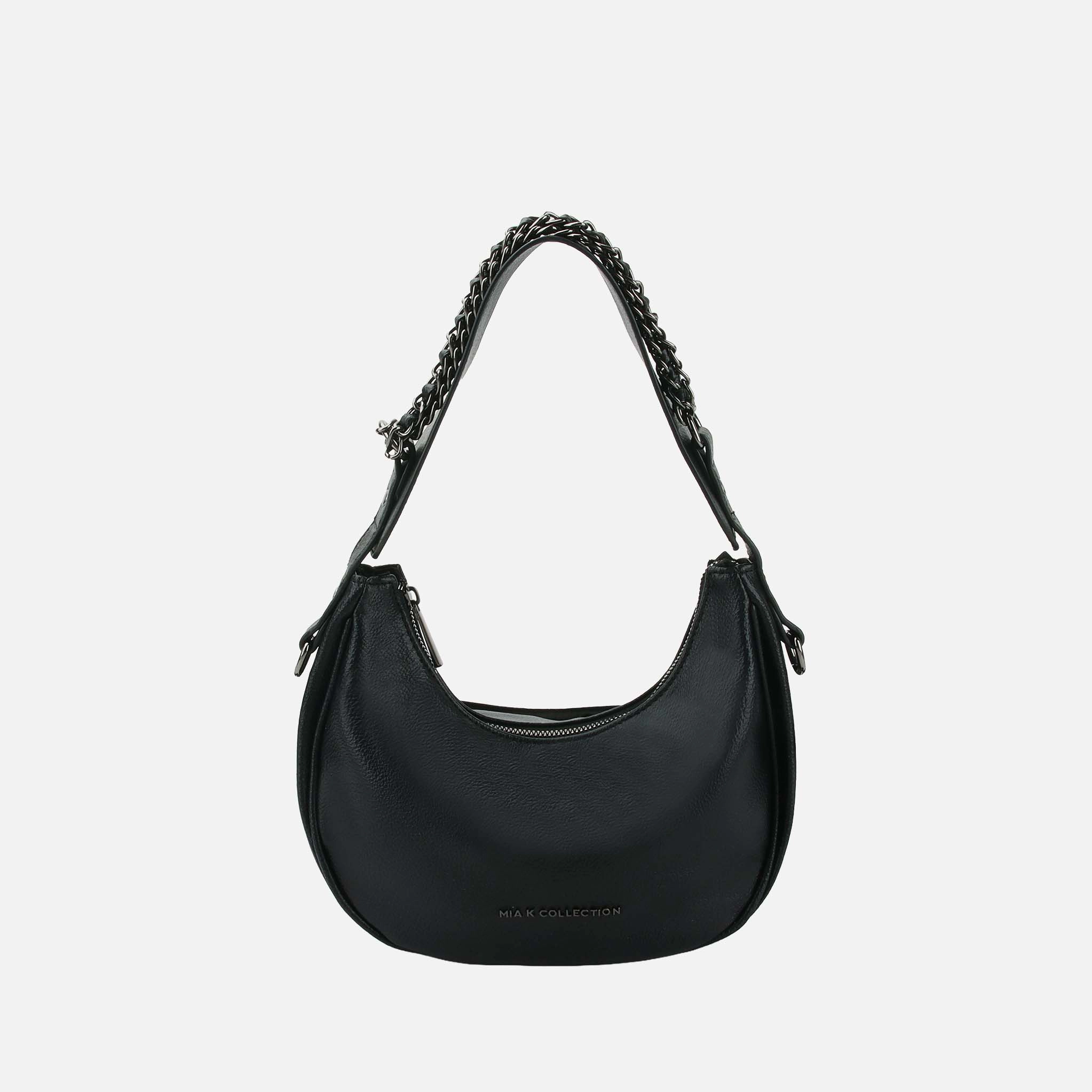 Mia K Collection Morgana Women's Shoulder Bag - Vegan Faux Leather Handbag