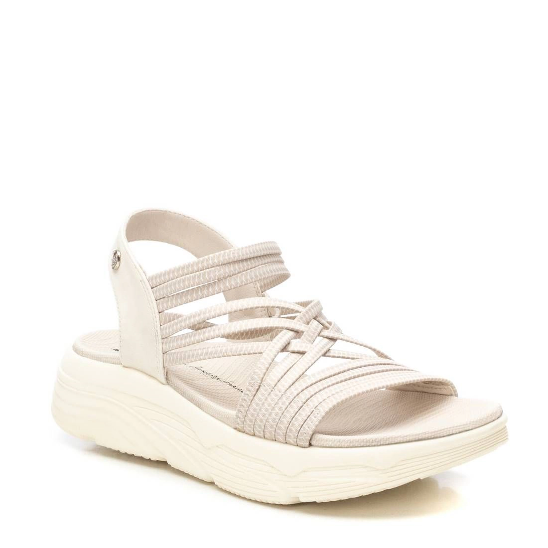 XTI Women's Sandals Memory Foam, Elastic Strap, Open Toe