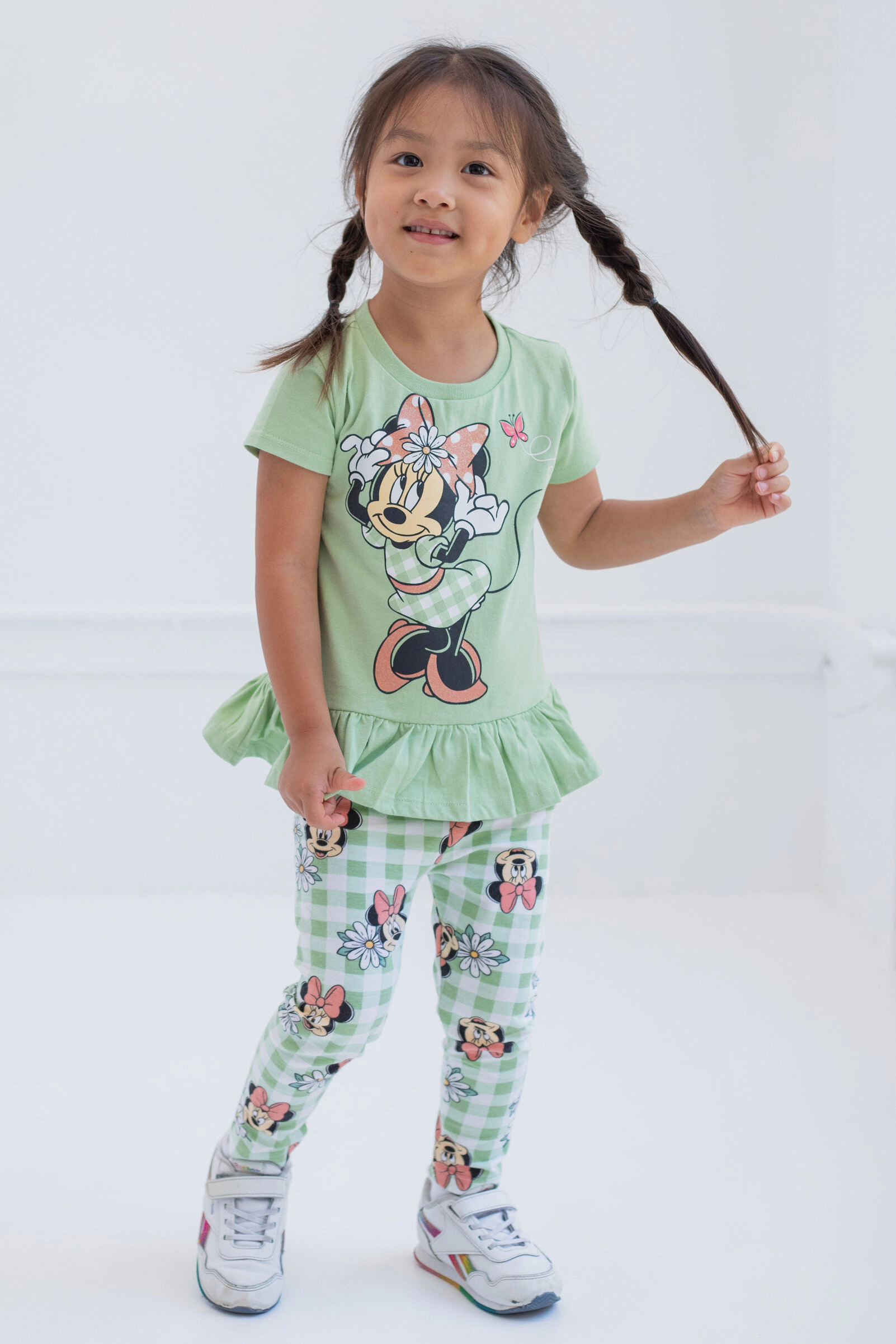 Disney Minnie Mouse Girls' 2-Piece T-Shirt and Leggings Set