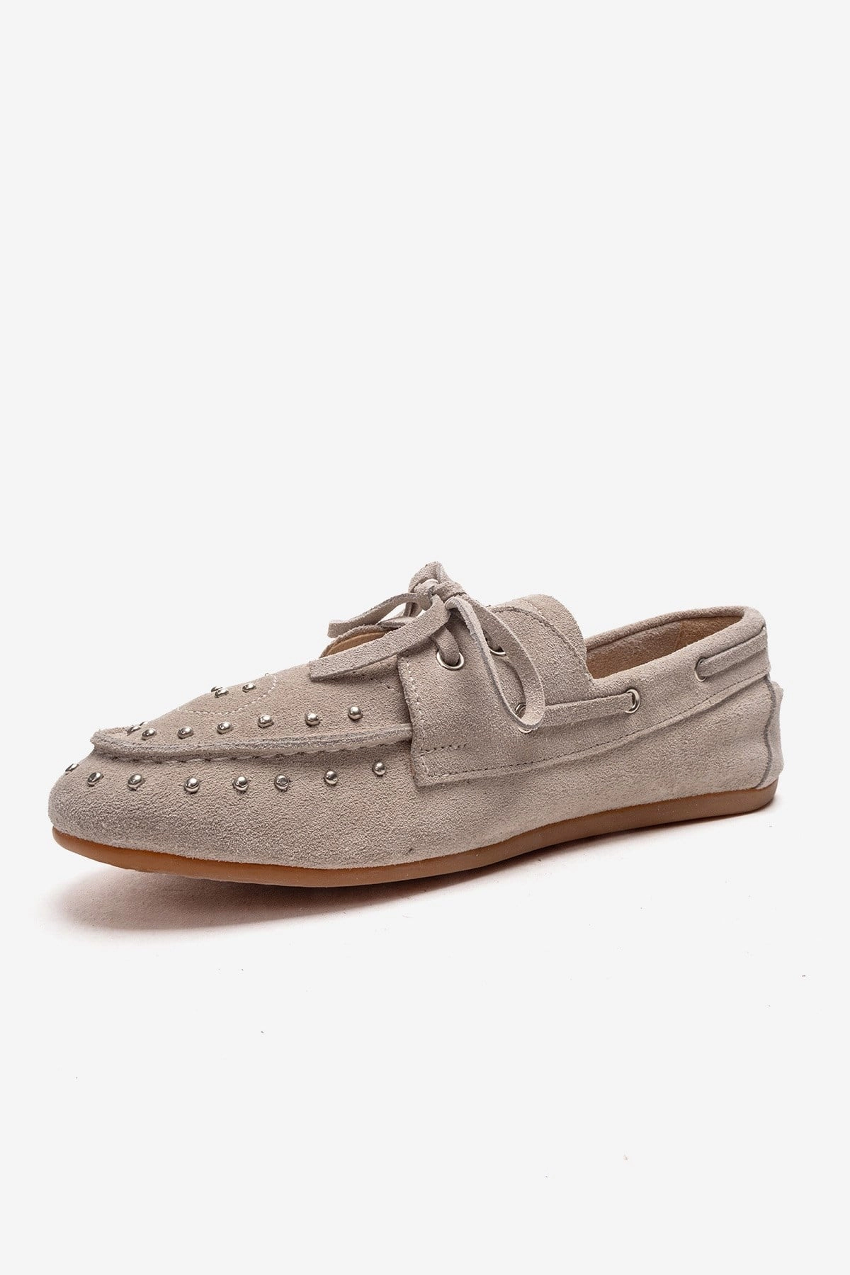 Forever & Always Womens Cuesta Leather Lace Up Loafer