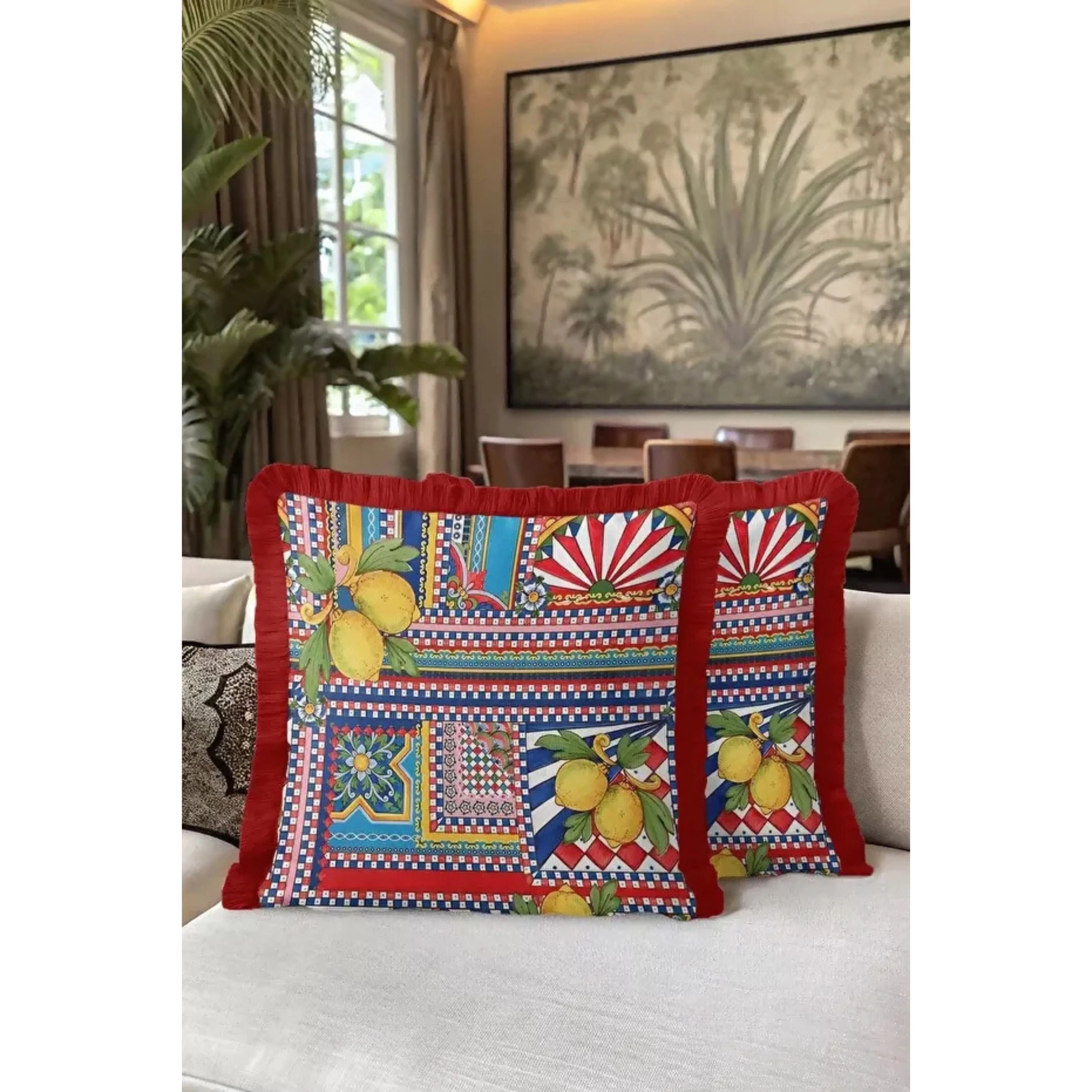 Wear Sierra Italian-Inspired Set of 2 Throw Pillow Cover