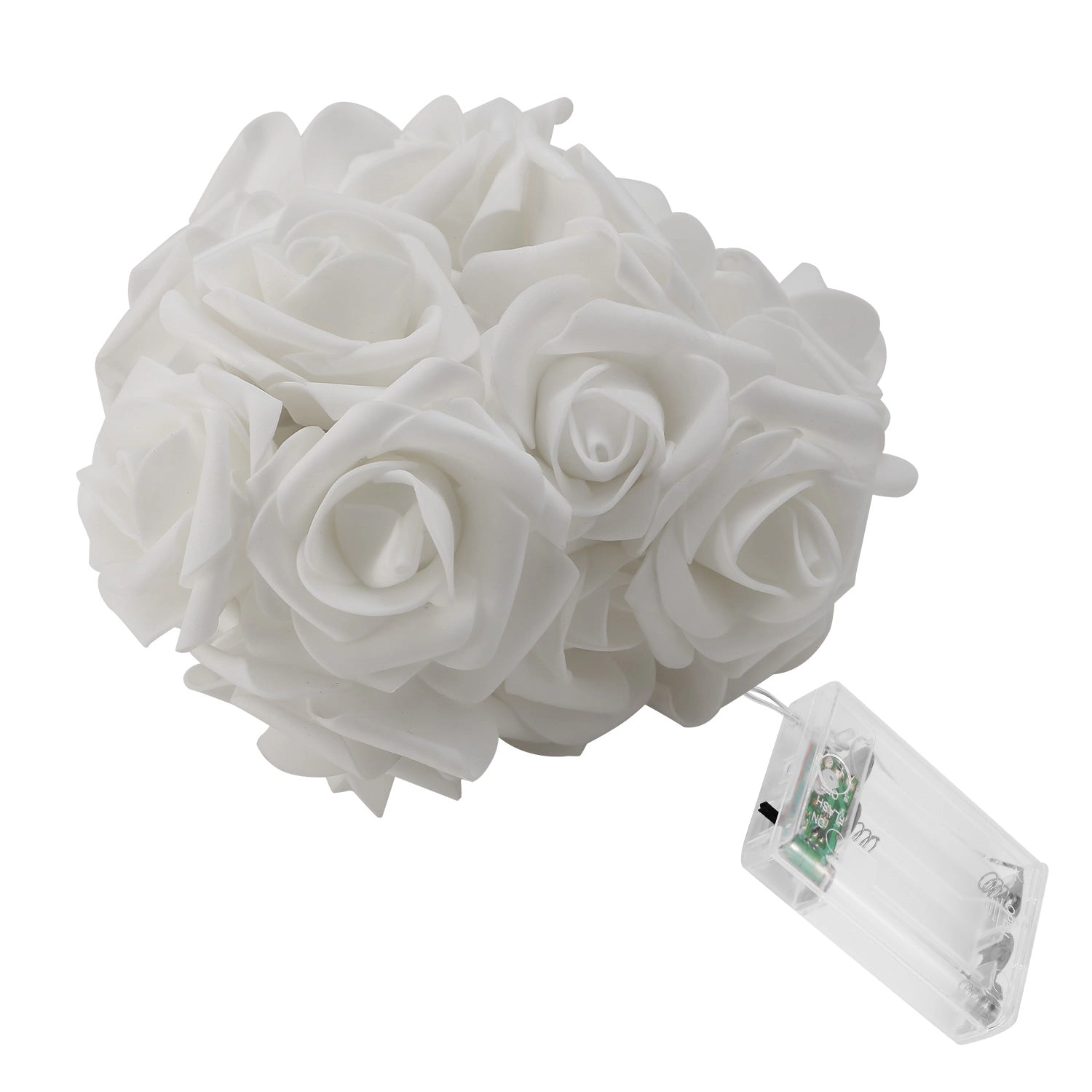 GBruno 2-Pack LED Rose String Lights 10 Ft