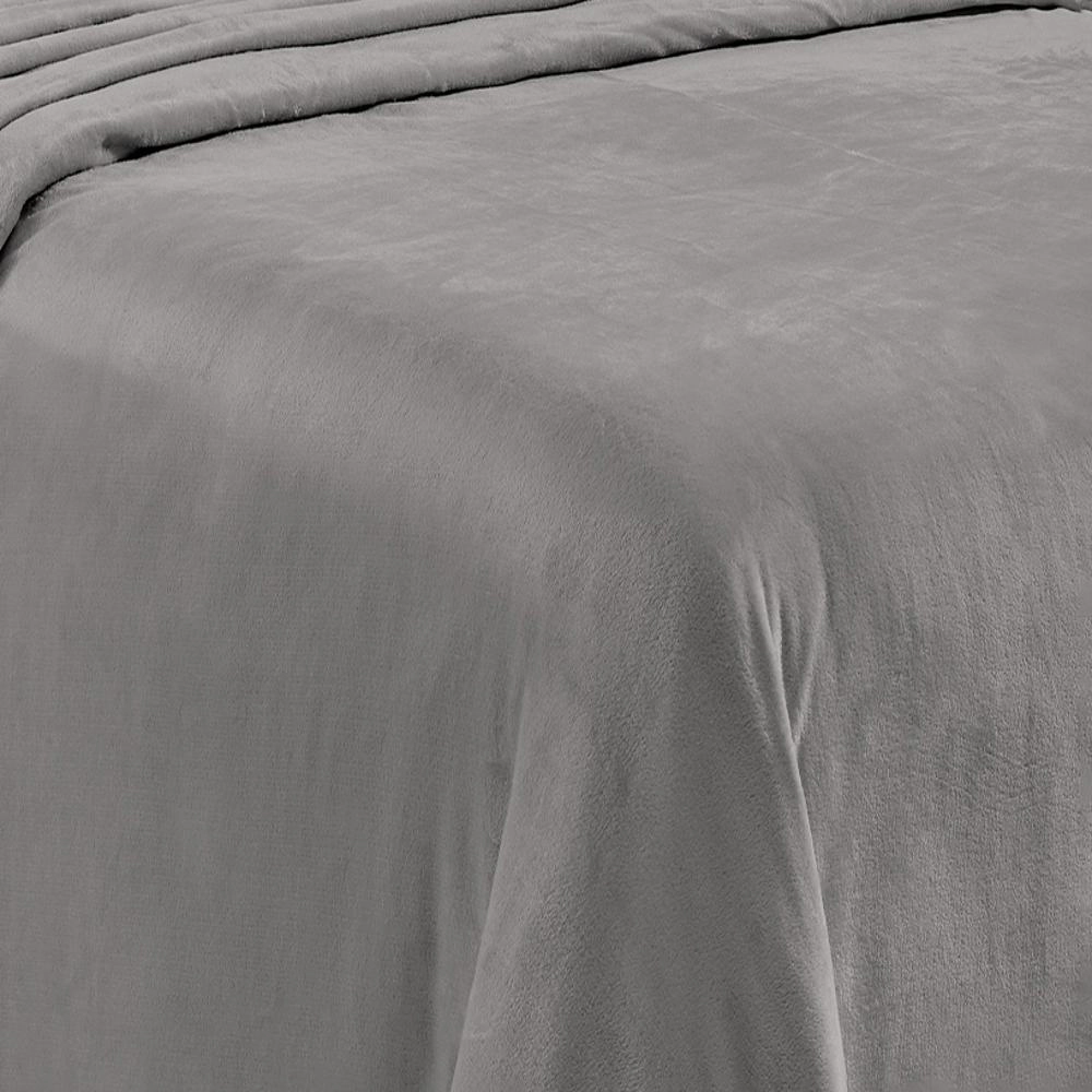 Plazatex Kansas Wrinkle Resistant Ultra Soft Solid Premium All Season Bed Sheet Set King Dark Grey