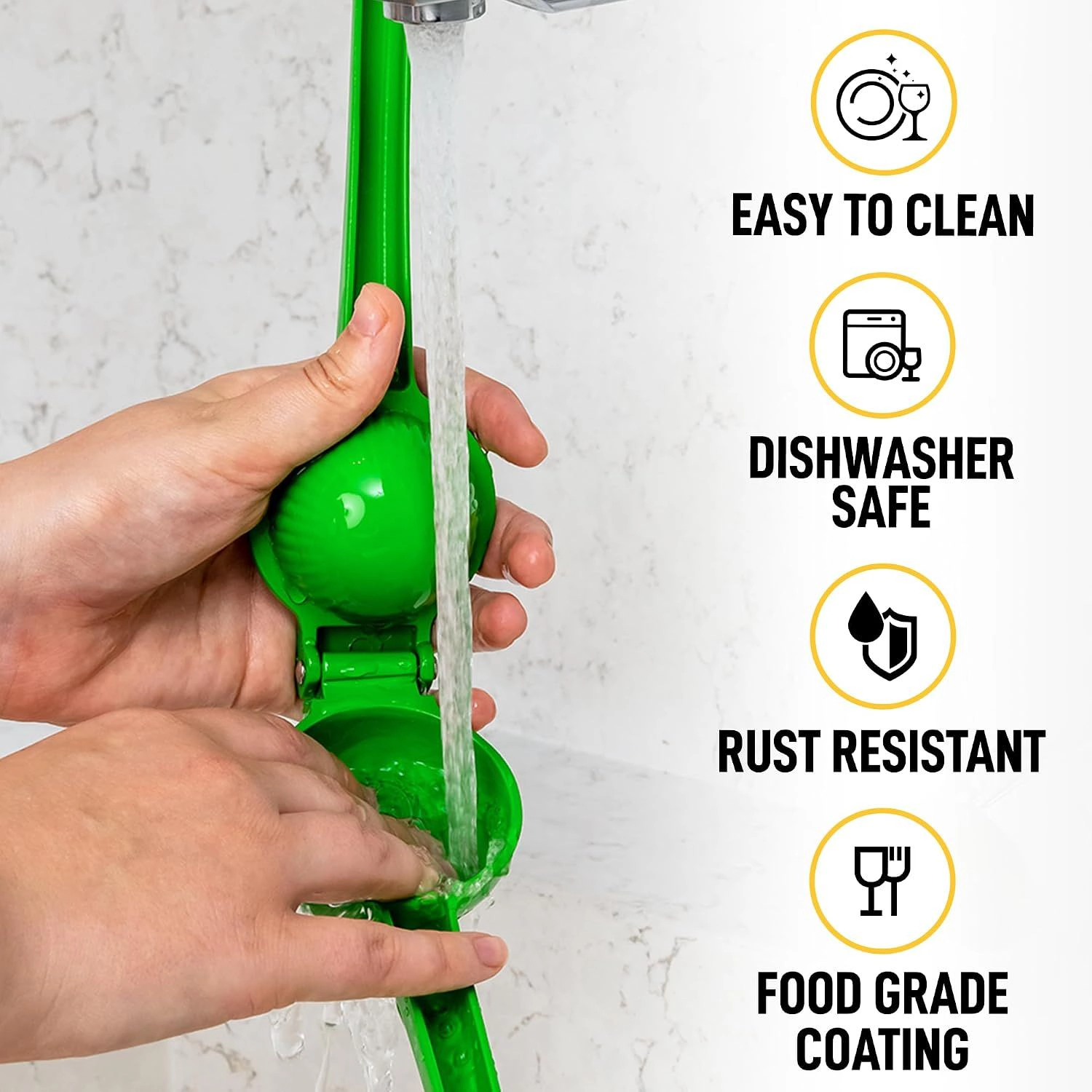 Zulay Kitchen Metal Lime Squeezer – Heavy-Duty Citrus Juicer for Maximum Juice Extraction