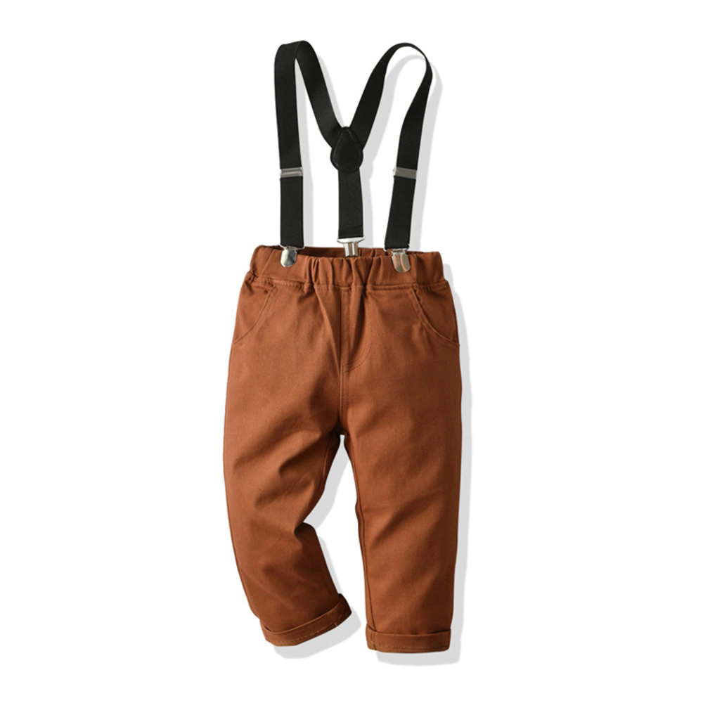 Laurenza's Toddler Boys Flannel Suspenders Set