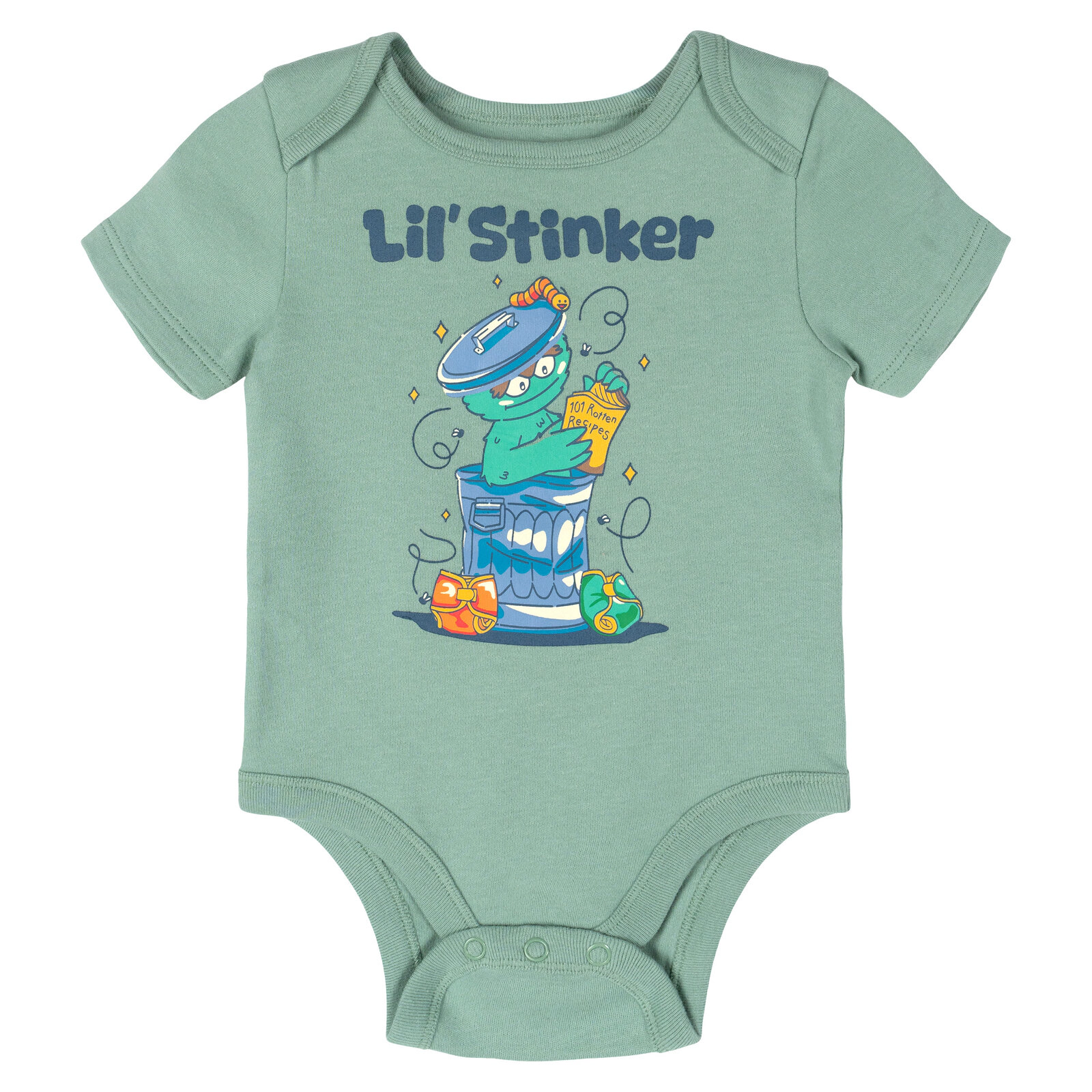 Sesame Street Baby 5-Pack One Piece Short Sleeve Bodysuits