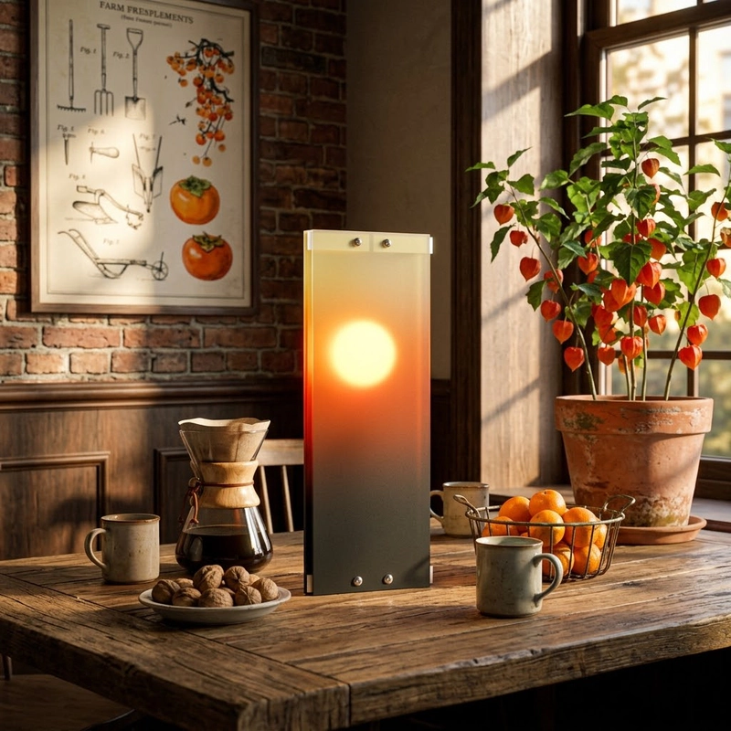 EP Light Modern Triangular Table Lamp with LED Lighting