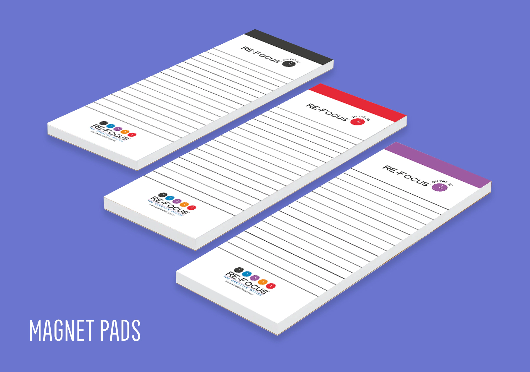 RE-FOCUS on the GO Magnet Pads, 3-Pack