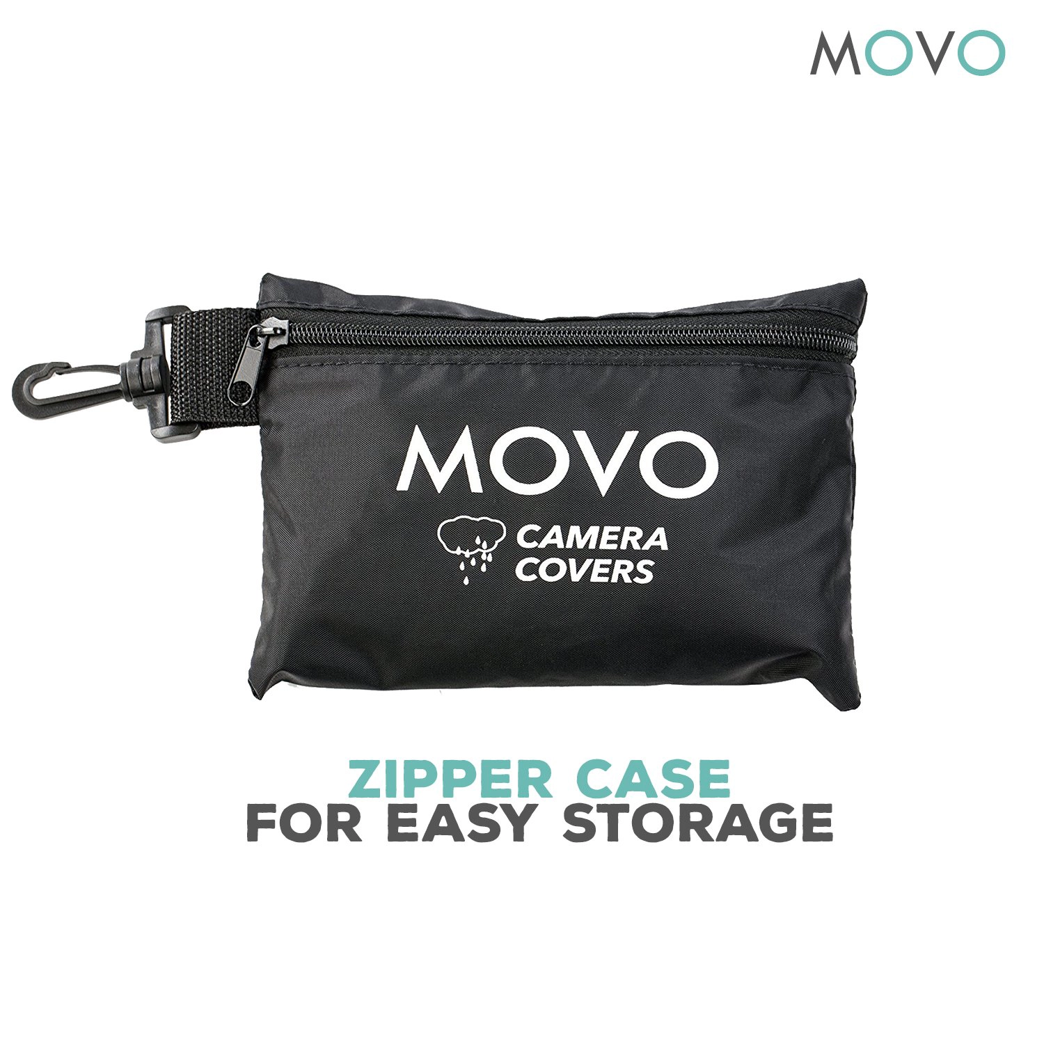 Movo CRC17 Storm Raincover Protector for DSLR Cameras, Lenses, Photographic Equipment (Small Size: 17 x 14.5)