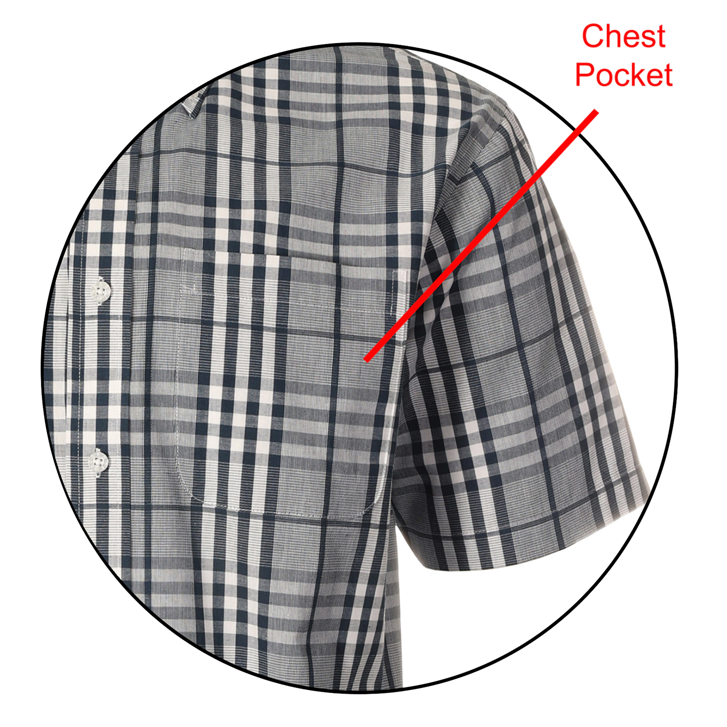 Gioberti Men's Plaid Short Sleeve Shirt