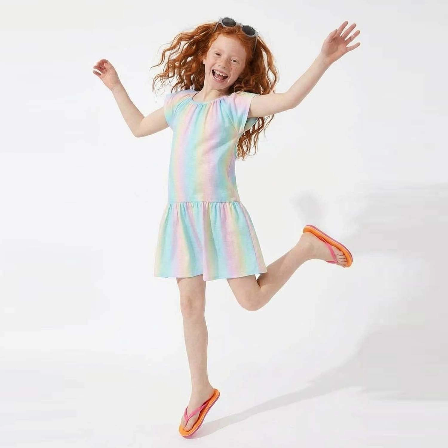 Rockets of Awesome Rainbow Ombre Dress for Girls